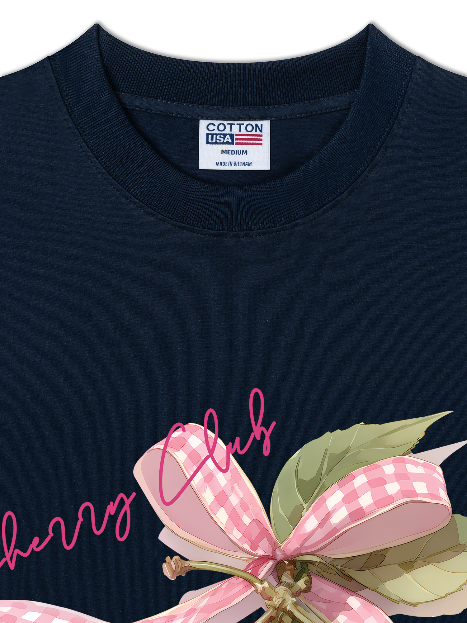 Áo Thun Relaxed Fit Cherru Club Pink Plaid