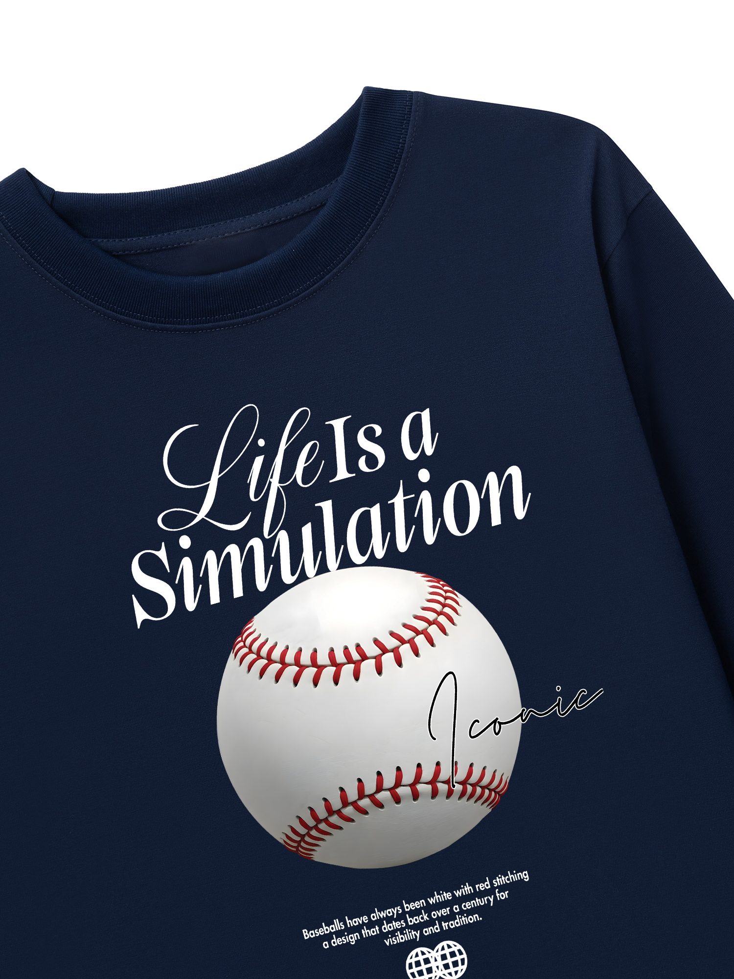 Áo Thun Dài Tay Baseball Simulation