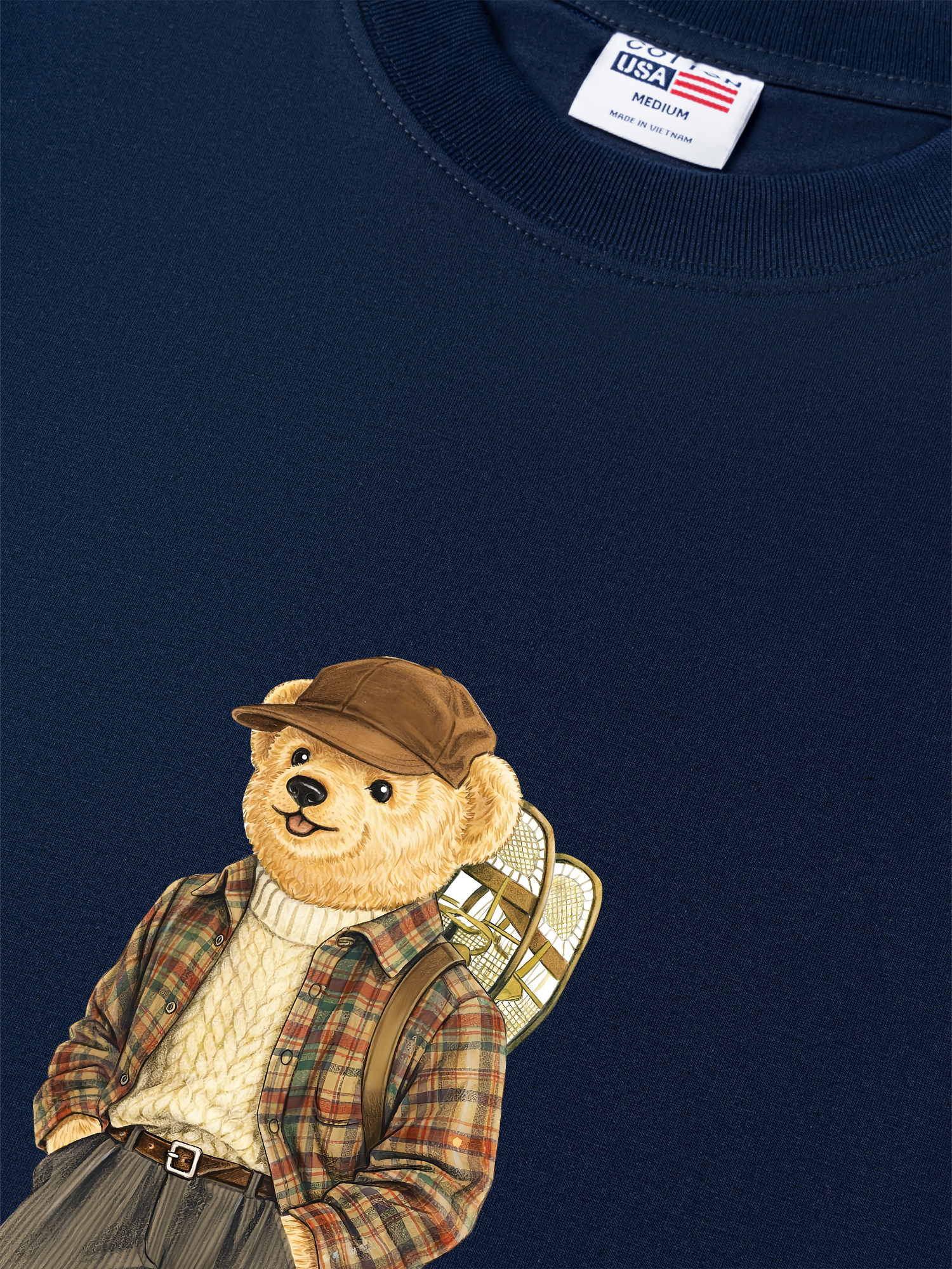 Áo Thun Relaxed Fit Travel Vloger Bear