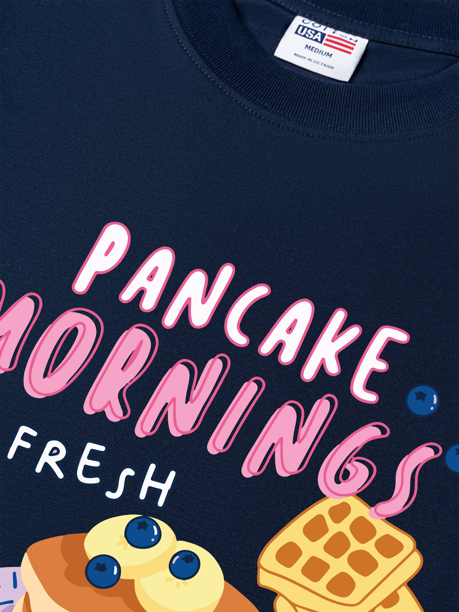 Áo Thun Relaxed Fit Pancake Morning Fresh