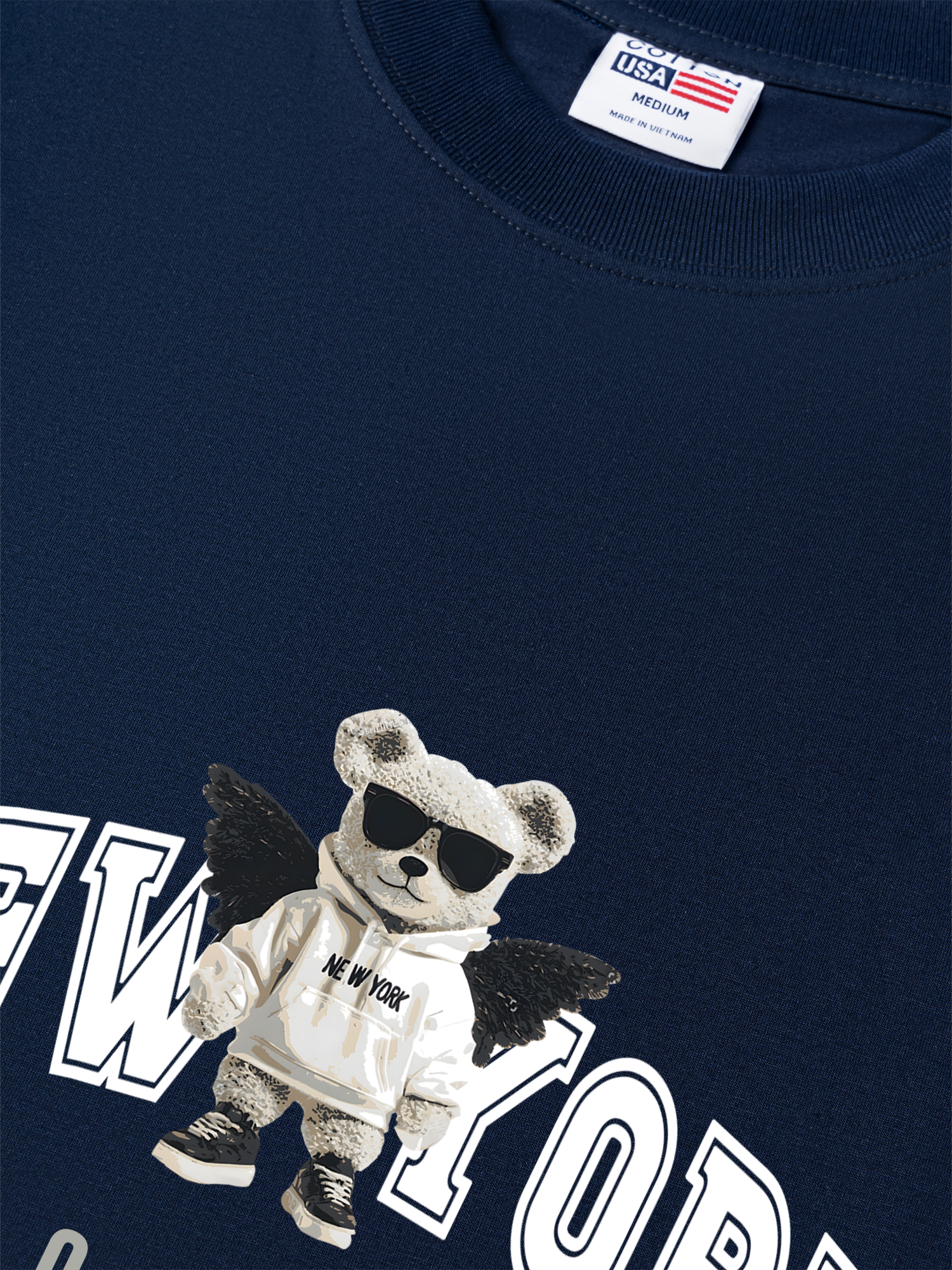 Áo Thun Relaxed Fit City New York Bear