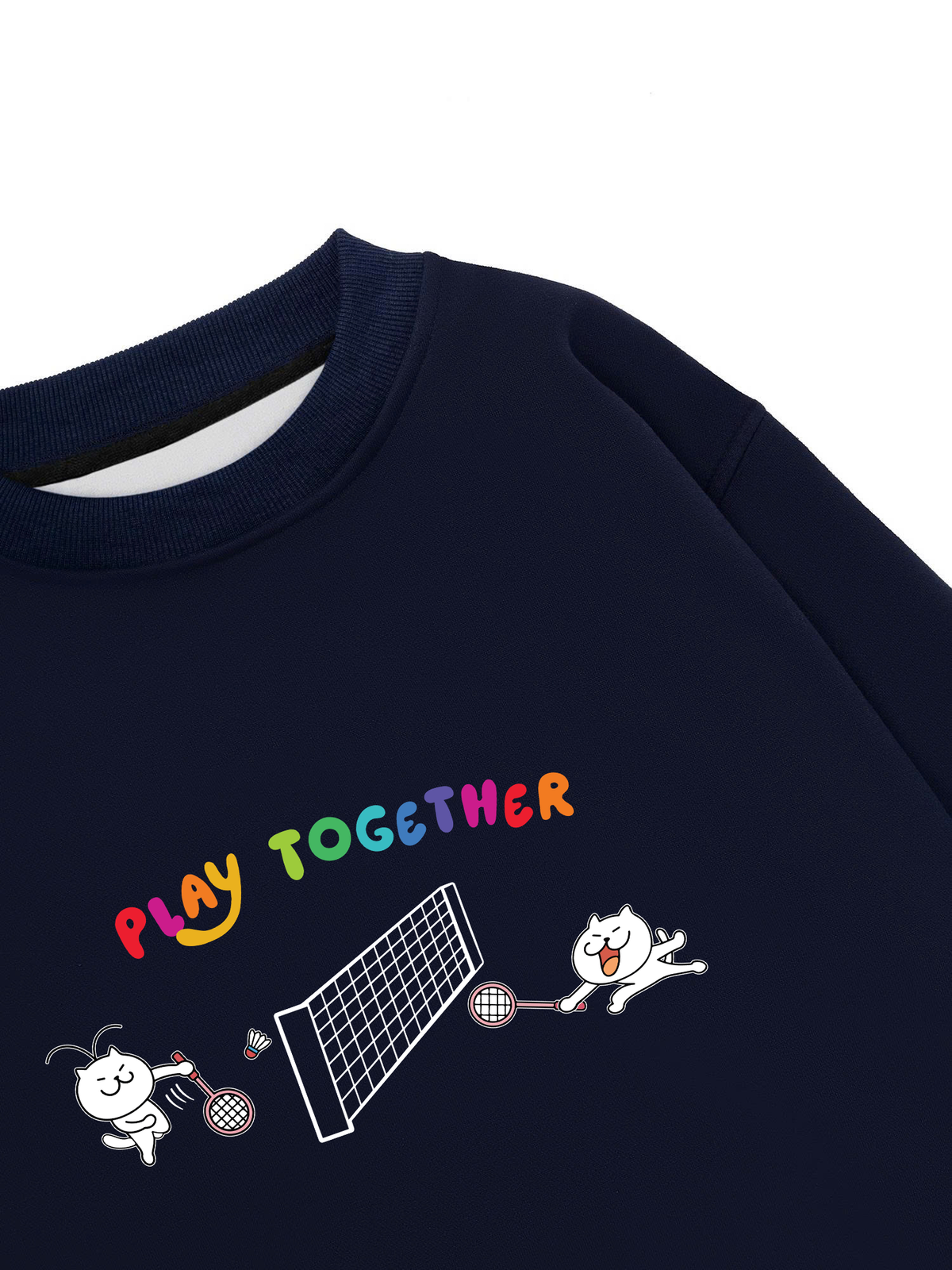 Áo Sweater Nỉ Hai Da Badminton Play Together