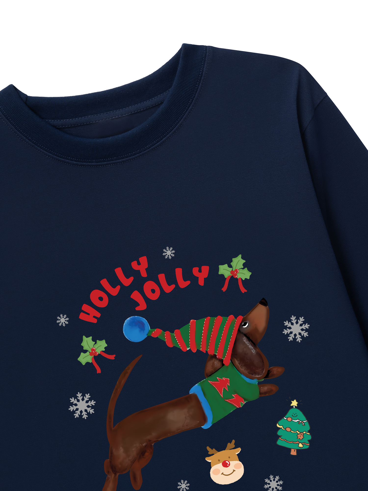 Áo Thun Dài Tay Holy Jolly Cute Puppy