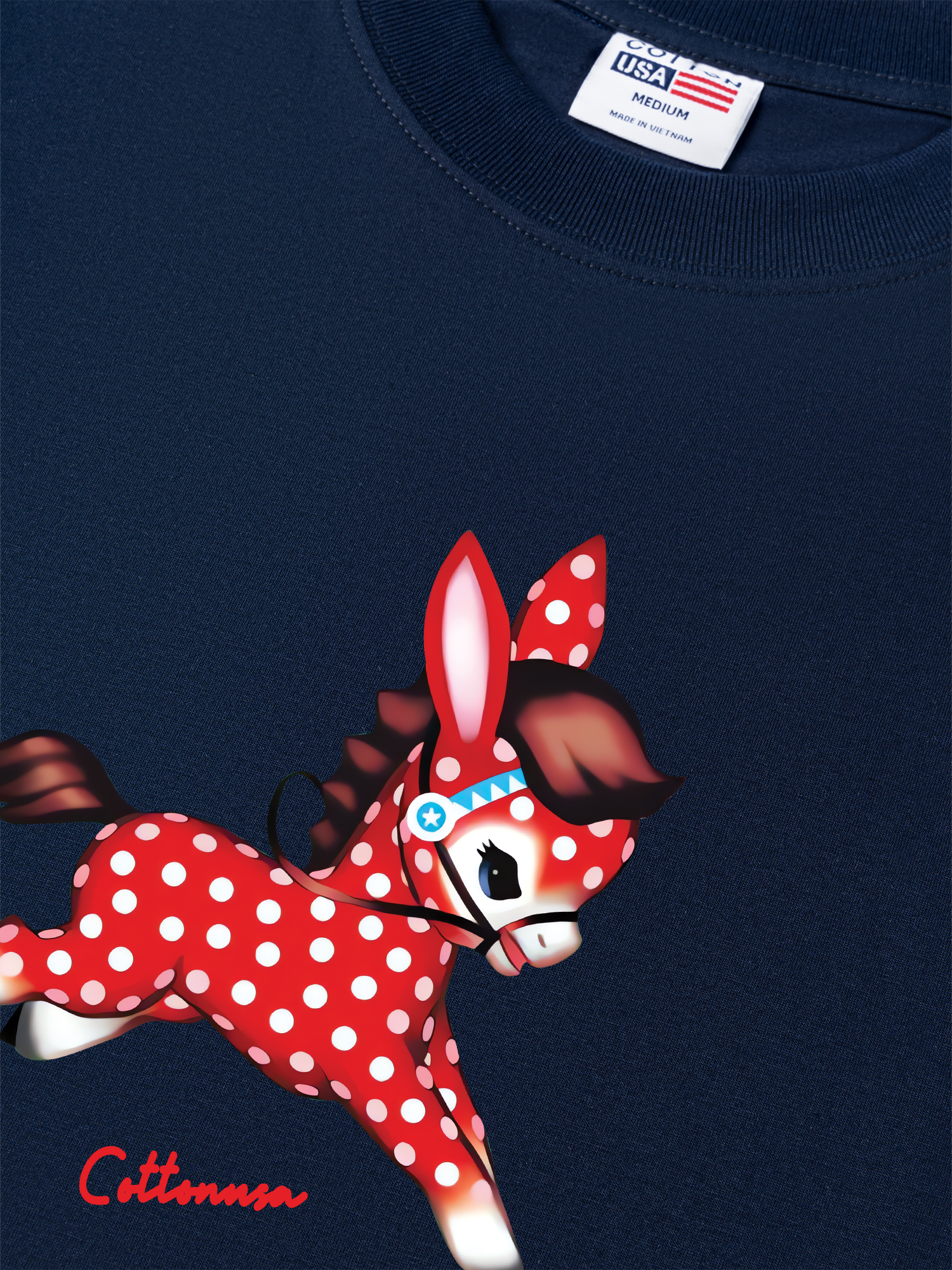 Áo Thun Relaxed Fit Dots Horse