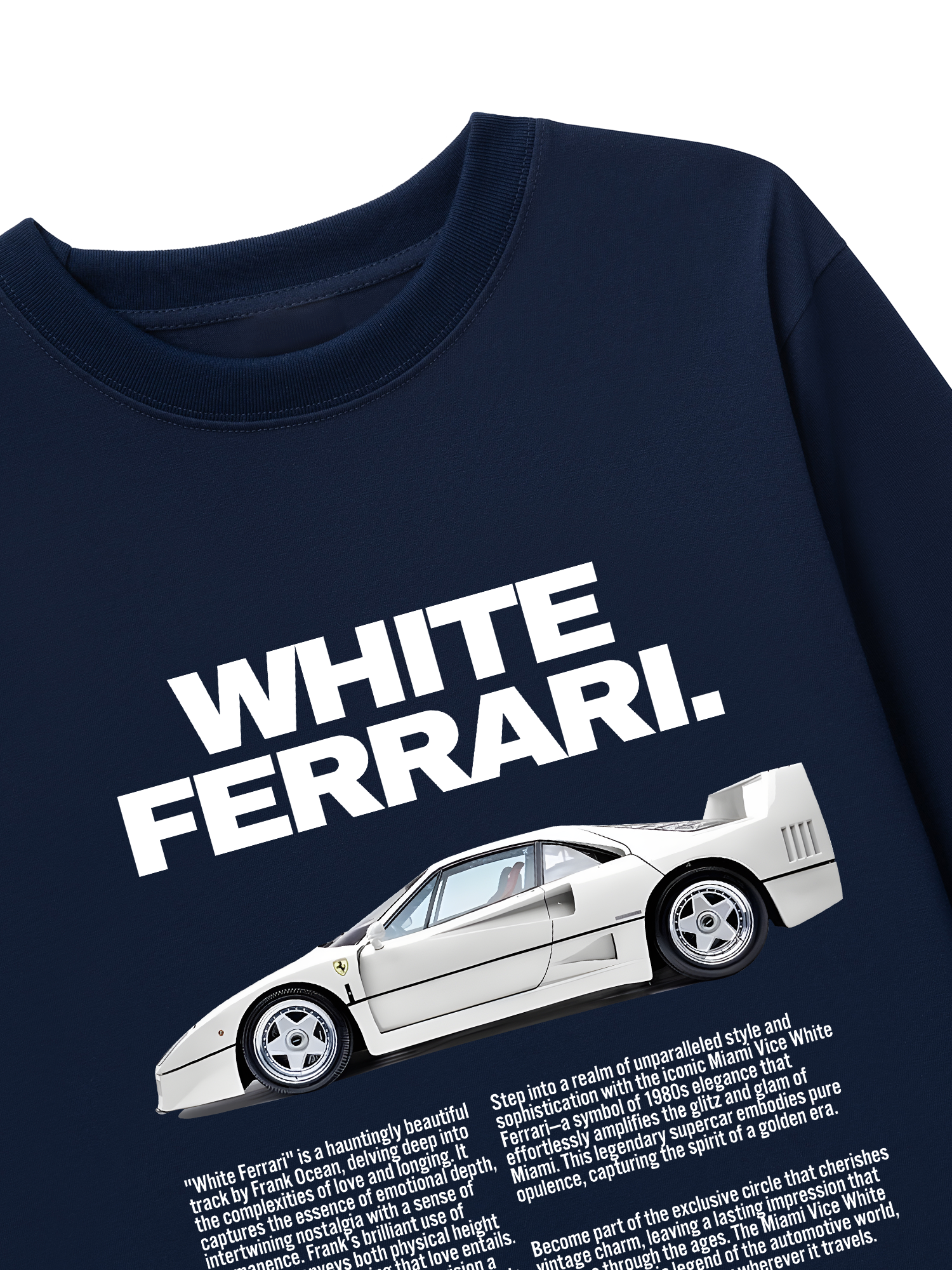 Áo Thun Dài Tay Ferrari White Brilliant