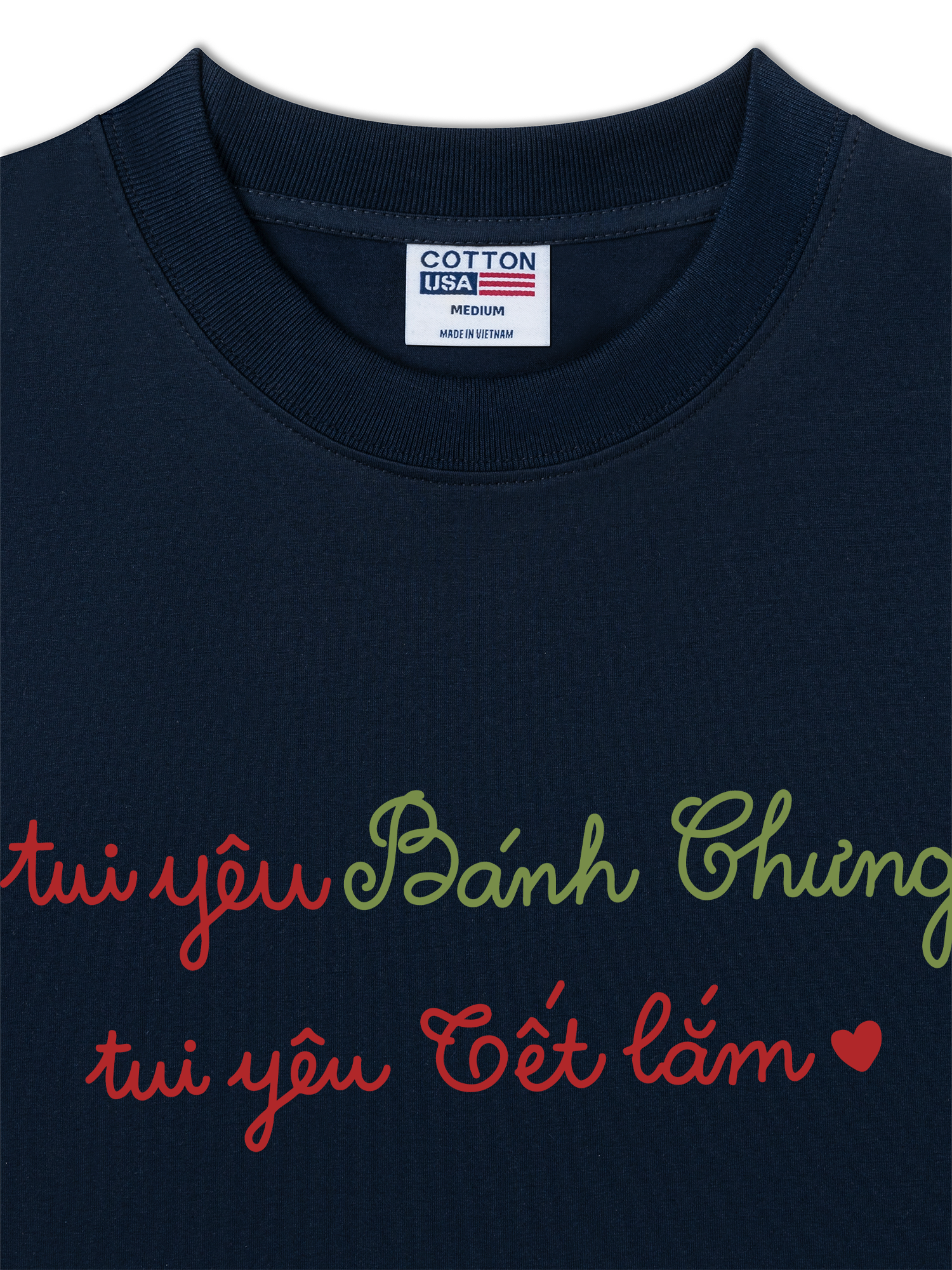Áo Thun Relaxed Fit Yêu Bánh Chưng Yêu Tết