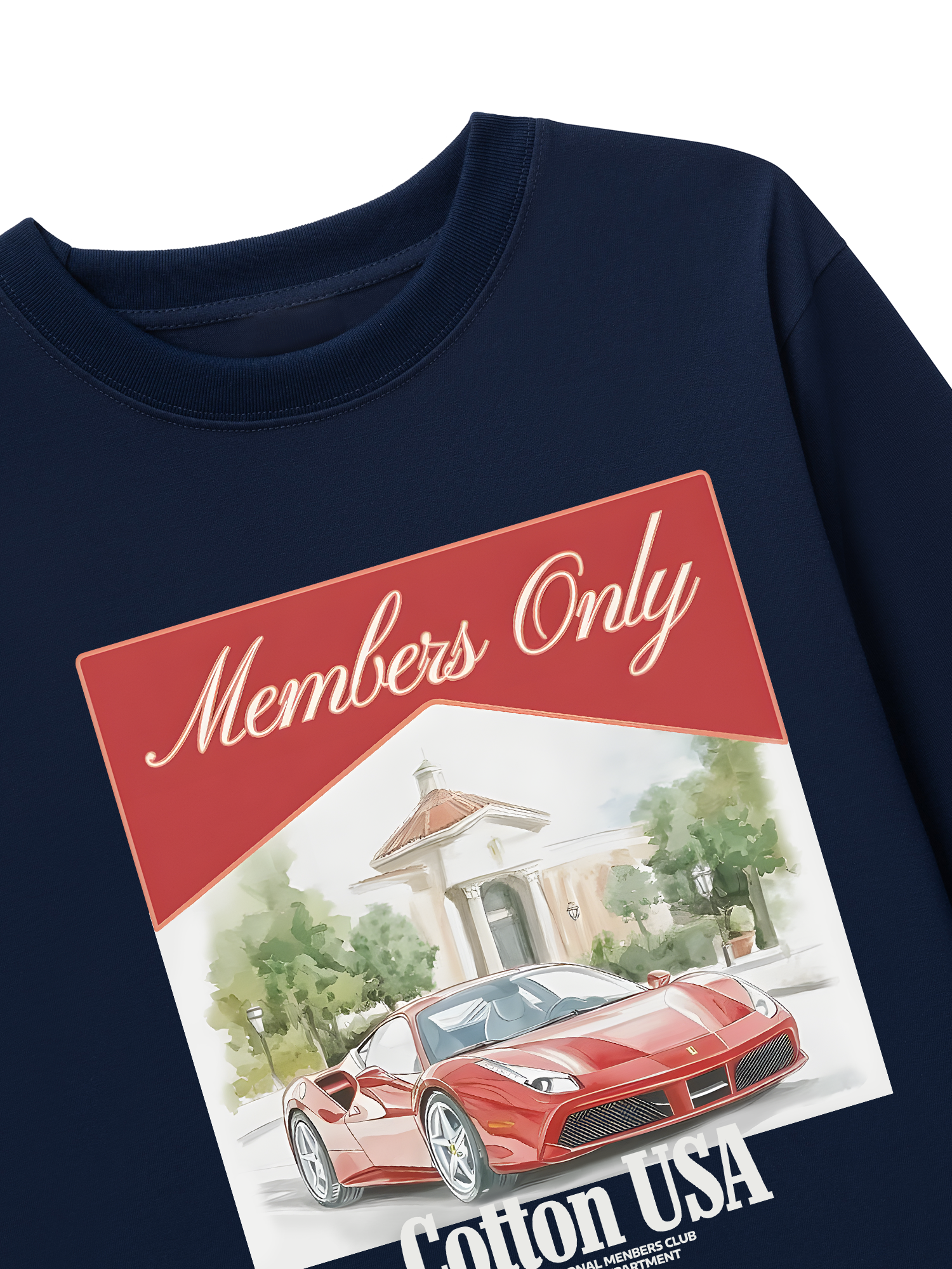 Áo Thun Dài Tay Ferrari Members Only