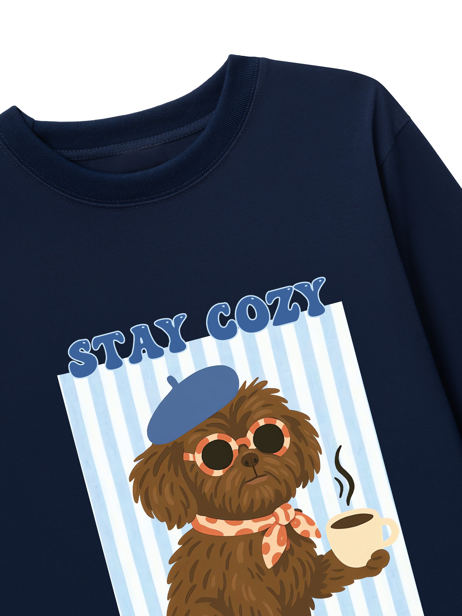 Áo Thun Dài Tay Stay Cozy Cute Puppy