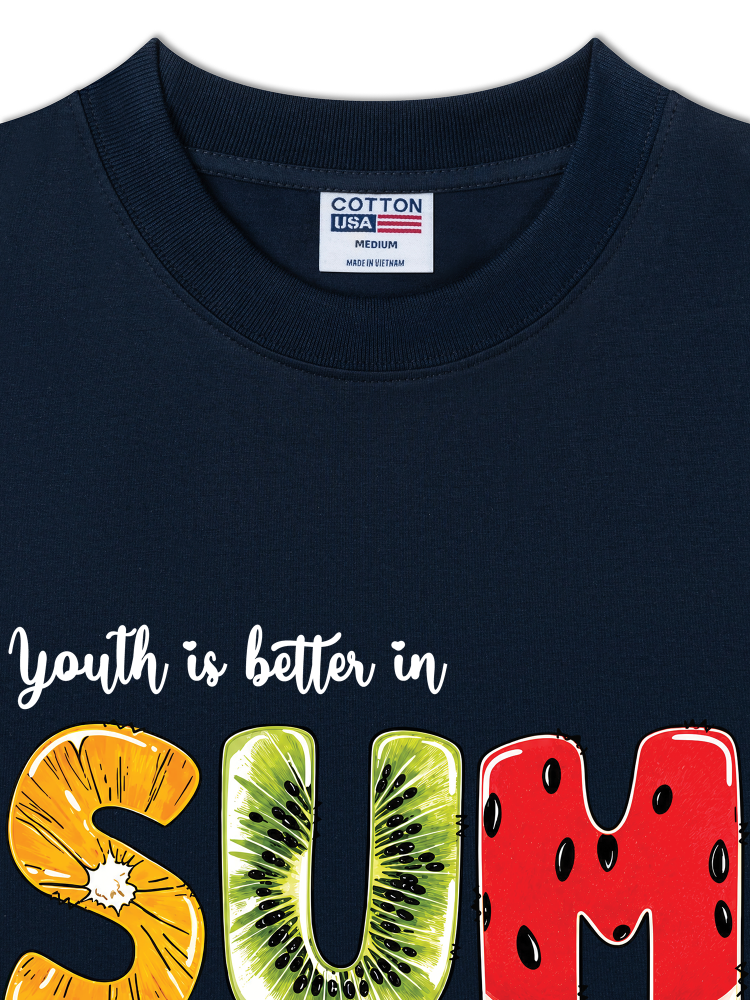 Áo Thun Relaxed Fit Tropical  Youth Is Beter In Summer