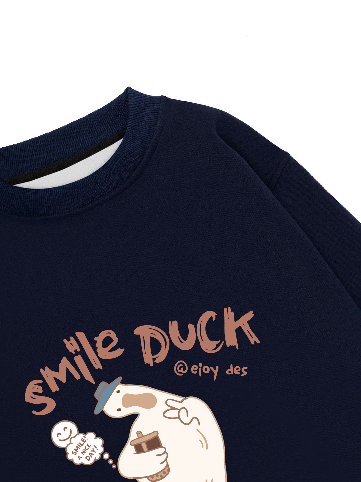 Áo Sweater Nỉ Hai Da Farm Smile Duck