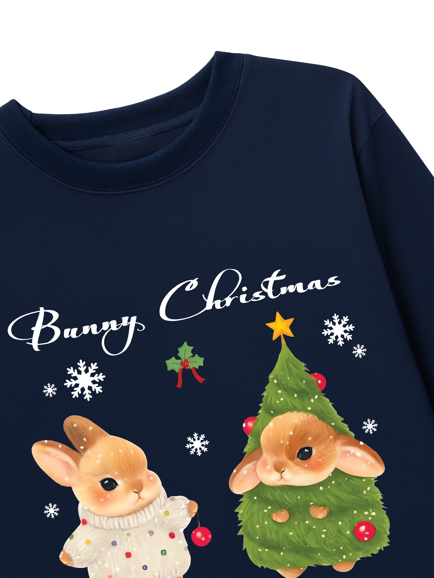 Áo Thun Dài Tay Bunny Christmas