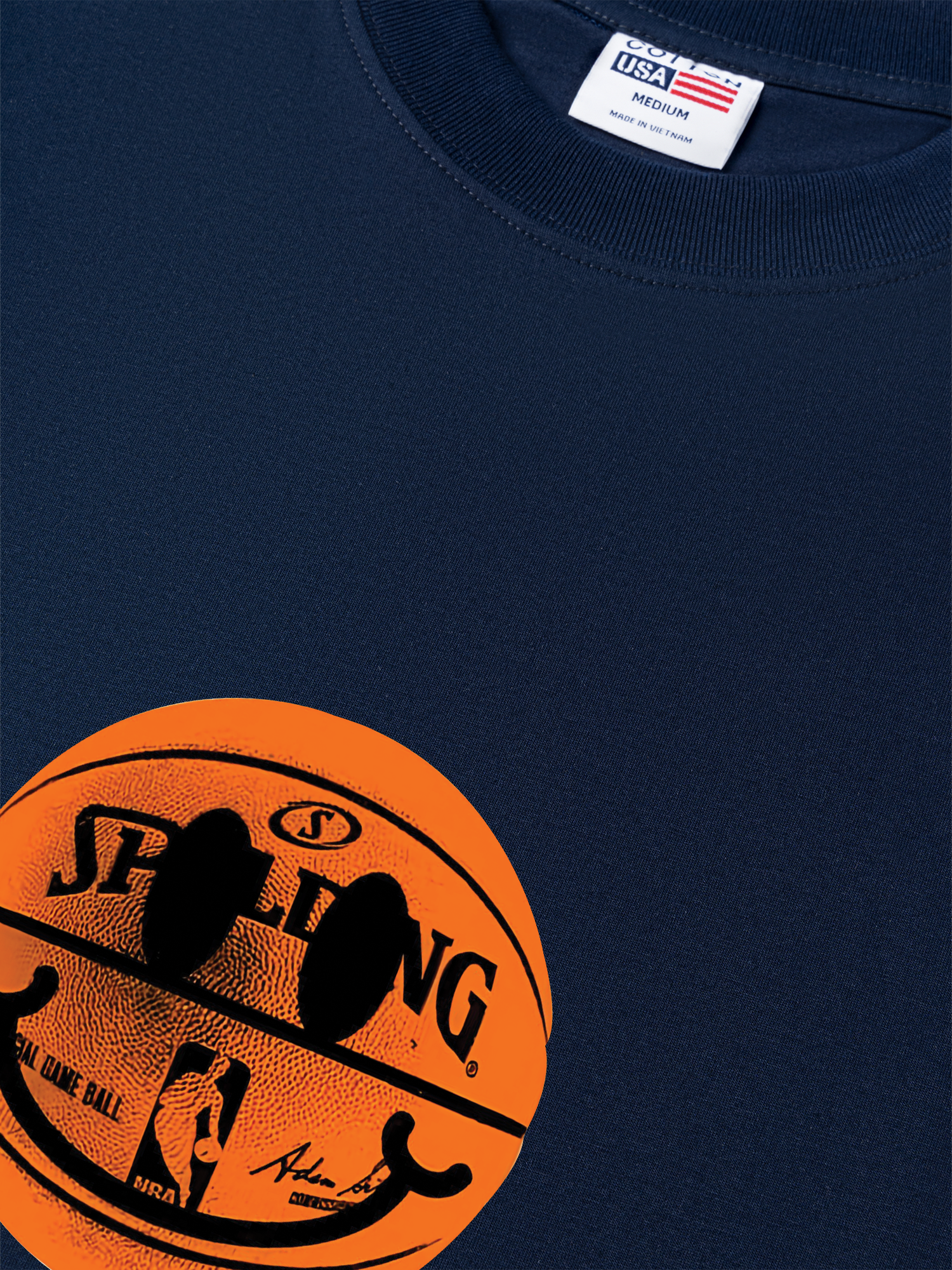 Áo Thun Relaxed Fit  Basketball Smiley Ball