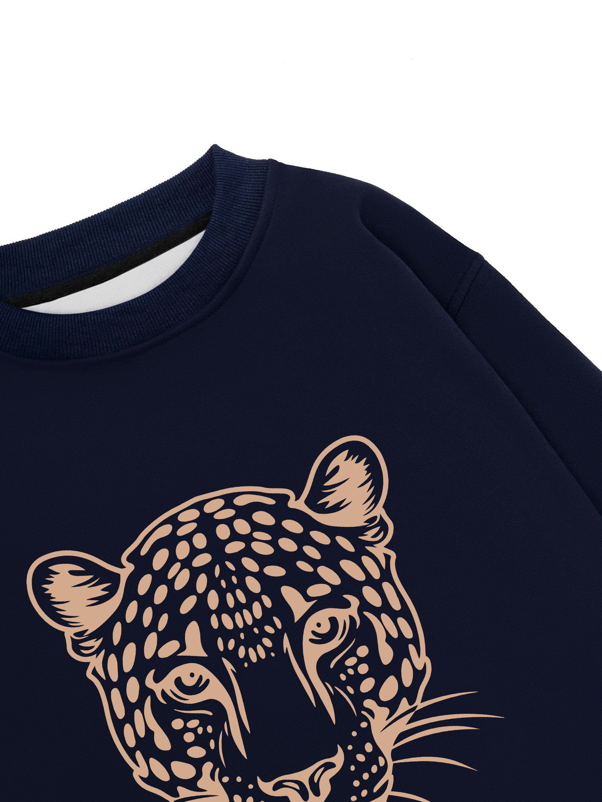 Áo Sweater Nỉ Hai Da Urban Leopard Feline Face