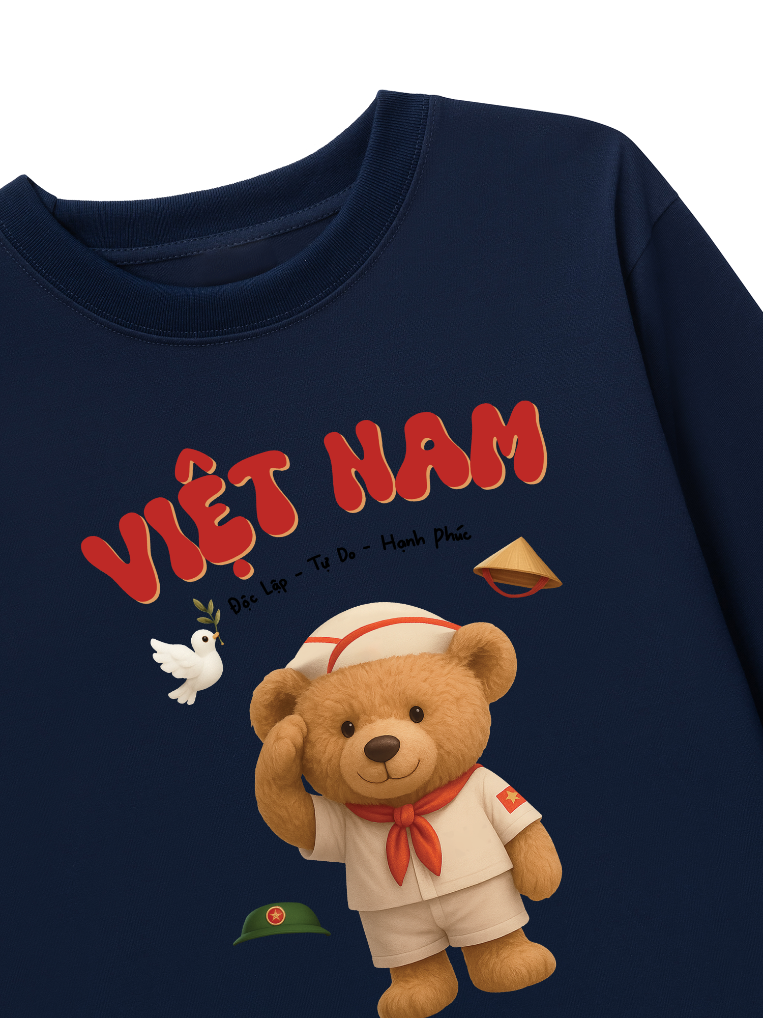 Áo Thun Dài Tay Việt Nam Teddy