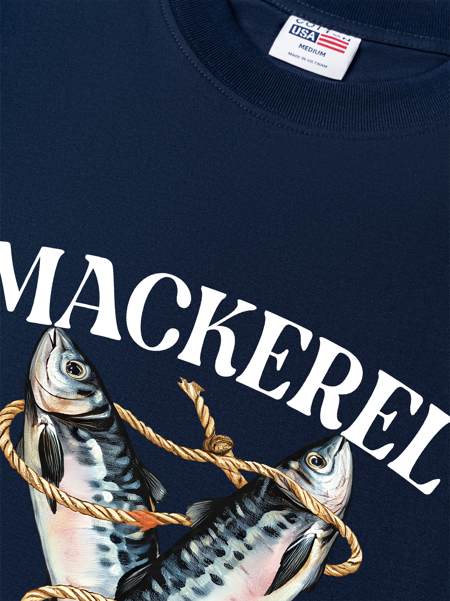 Áo Thun Relaxed Fit Mackerel