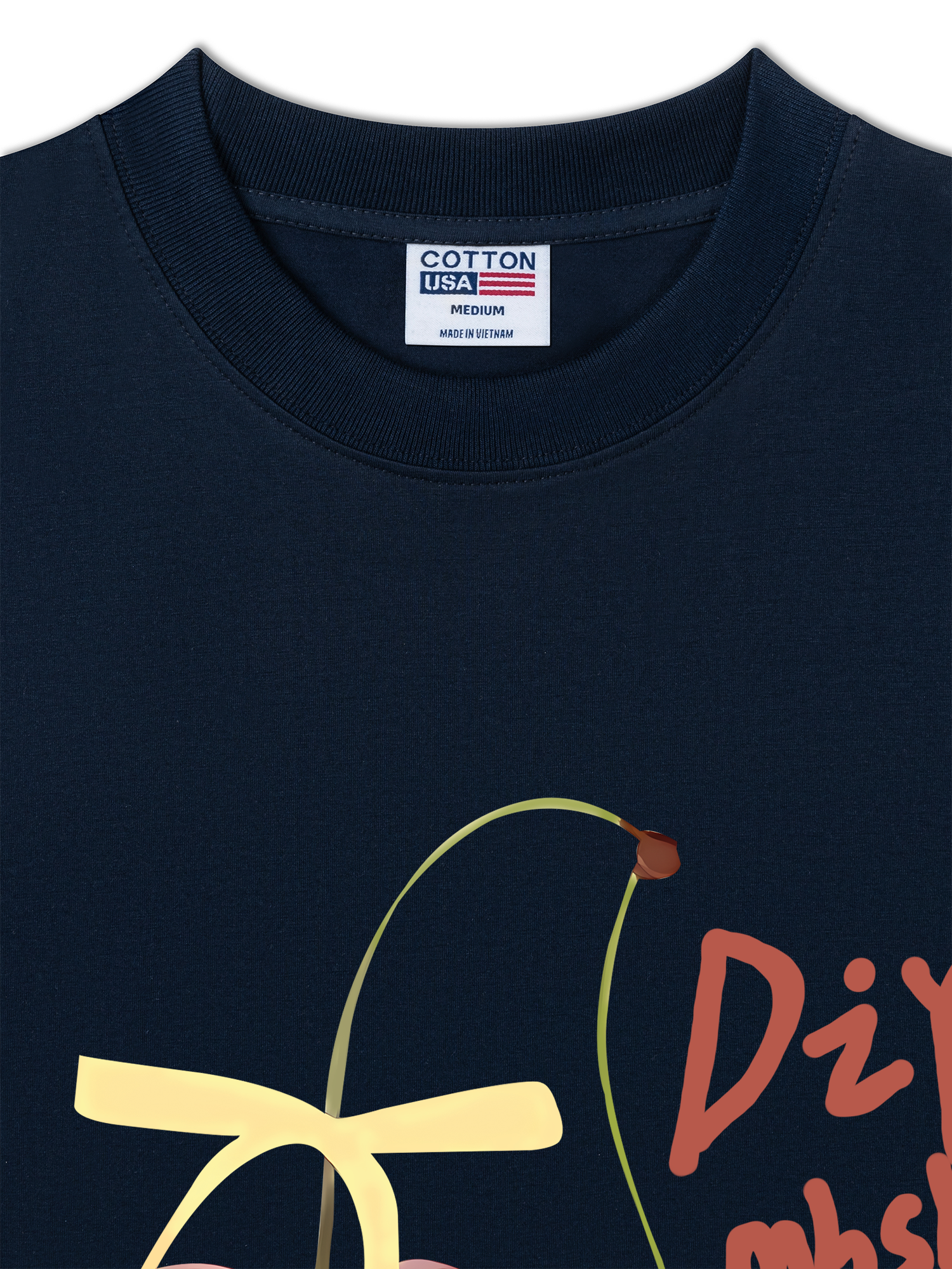 Áo Thun Relaxed Fit Cherry Yellow Bow