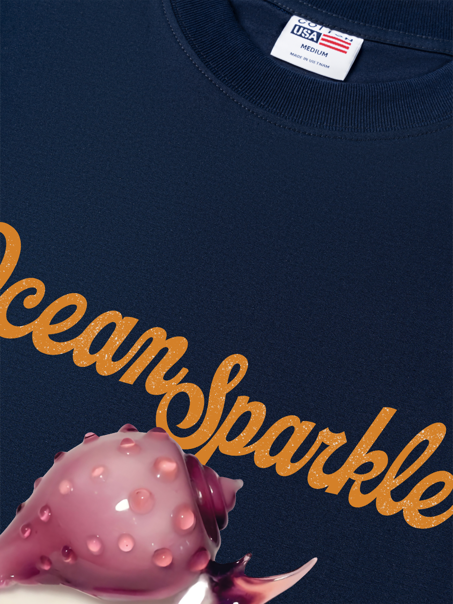 Áo Thun Relaxed Fit Bling Ocean Sparkle