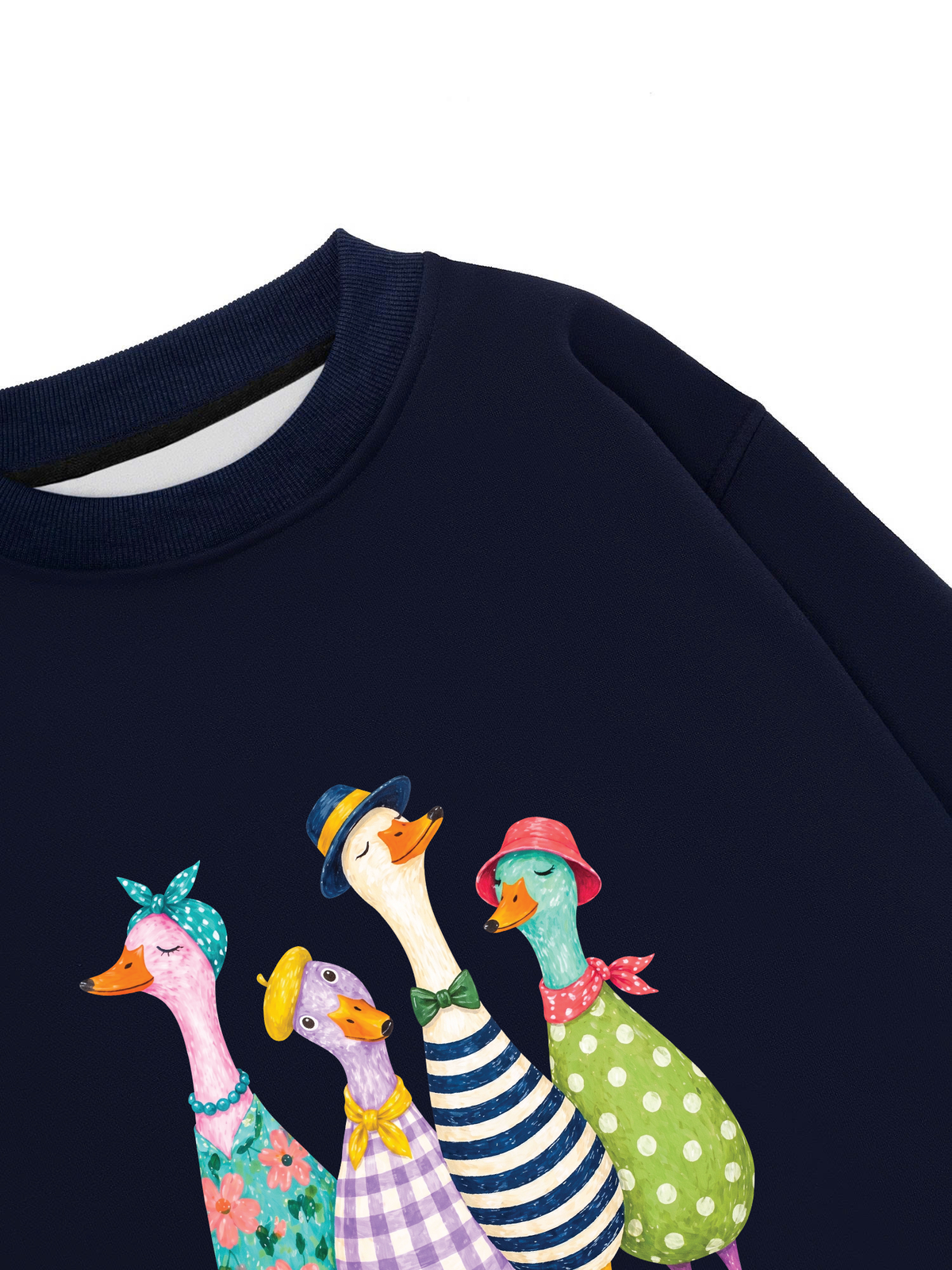 Áo Sweater Nỉ Hai Da Farm Duck Group