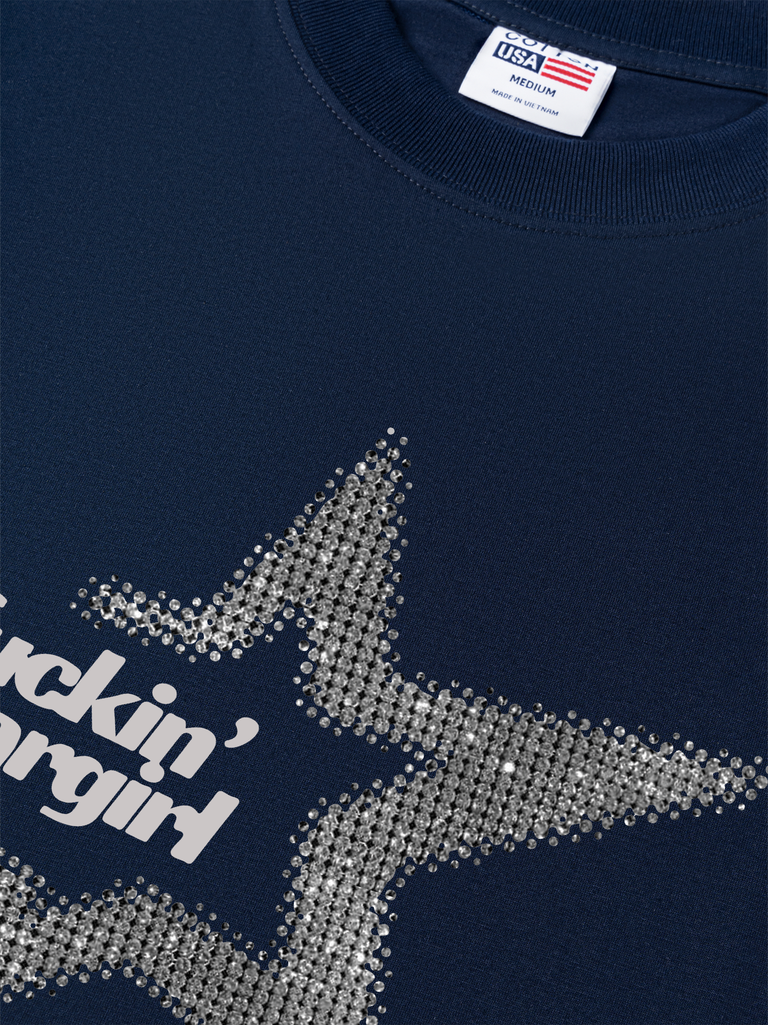 Áo Thun Relaxed Fit Bling Fuckin' Stargirl
