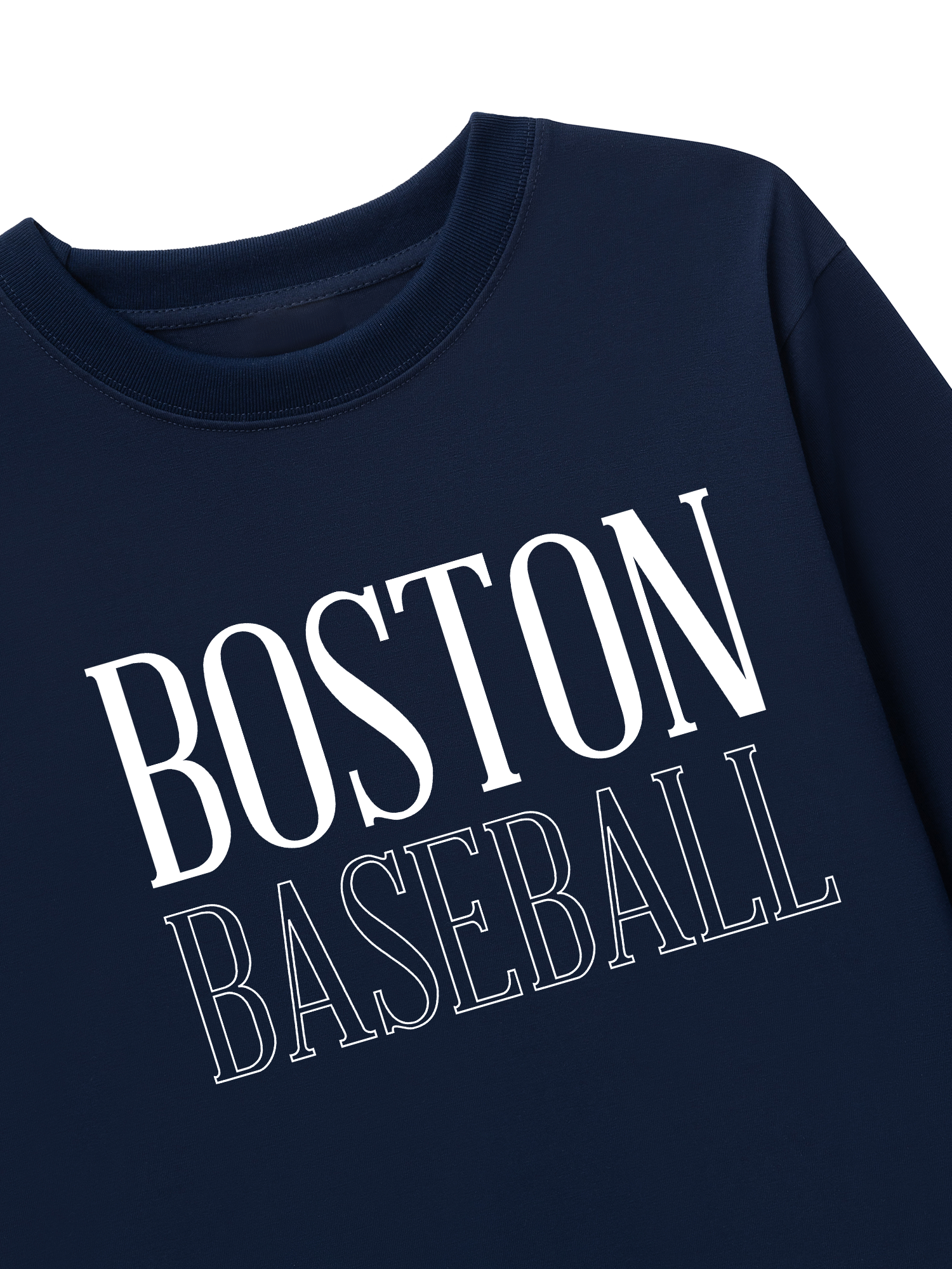 Áo Thun Dài Tay Baseball Basic Boston
