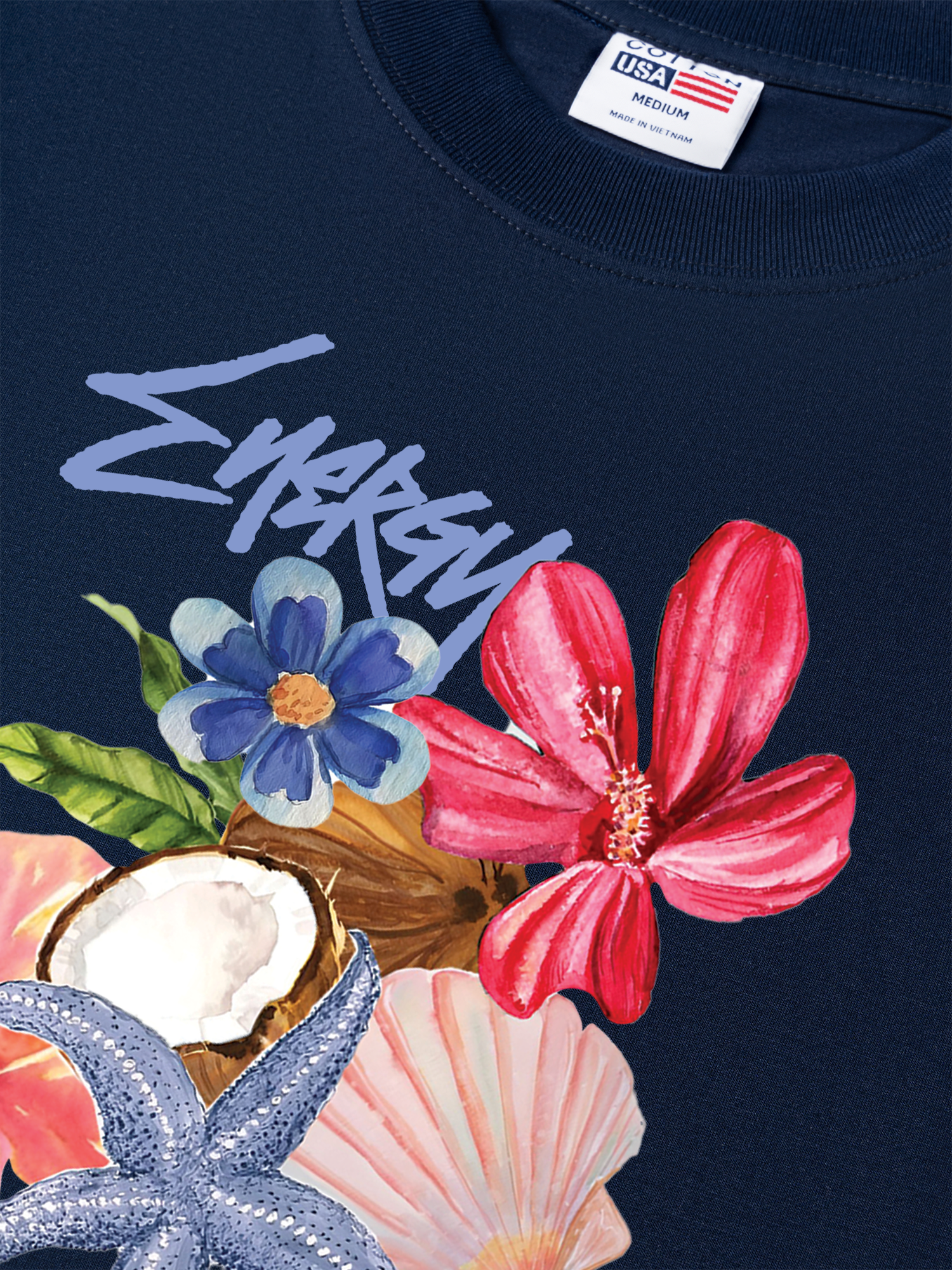 Áo Thun Relaxed Fit Energy Sea Breeze
