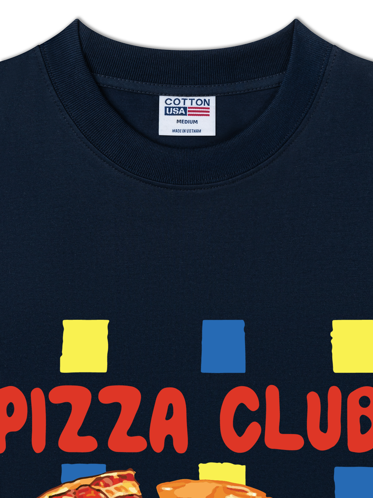 Áo Thun Relaxed Fit Yummy Mood Pizzaclub