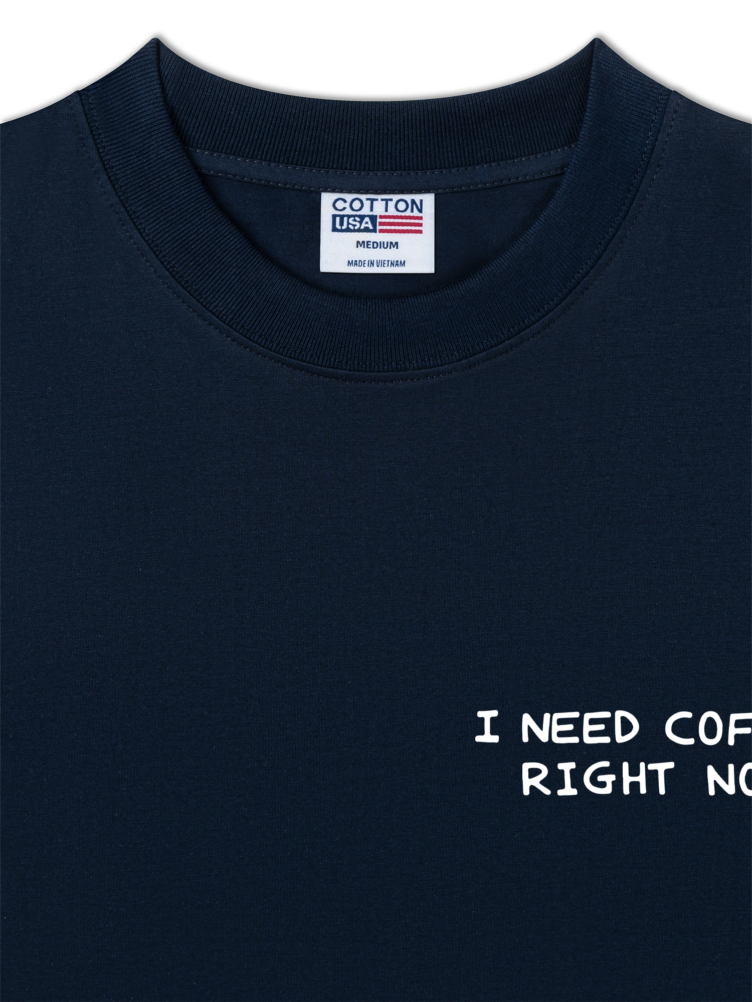 Áo Thun Relaxed Fit Daily Cup I Need Coffee Right Now