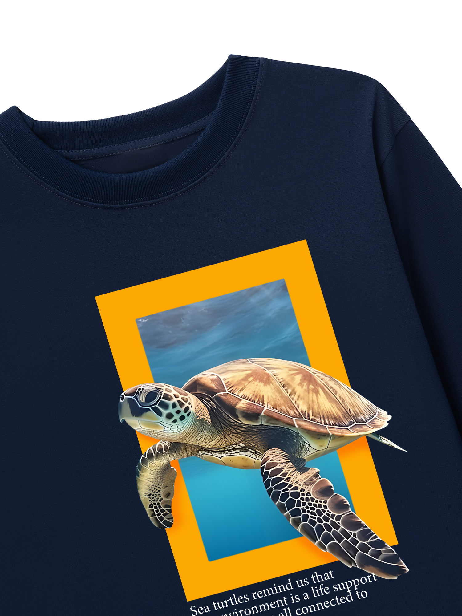 Áo Thun Dài Tay Wild Life Sea Turtles Remind