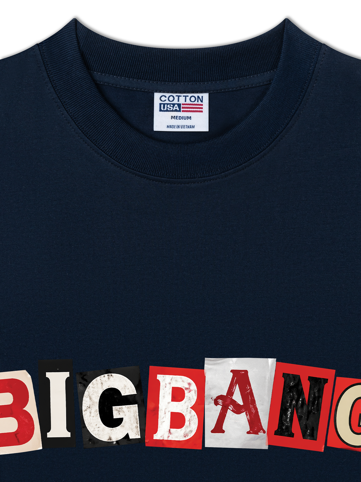 Áo Thun Relaxed Fit Idol Big Bang Futuristic Chrome Graphic Tee