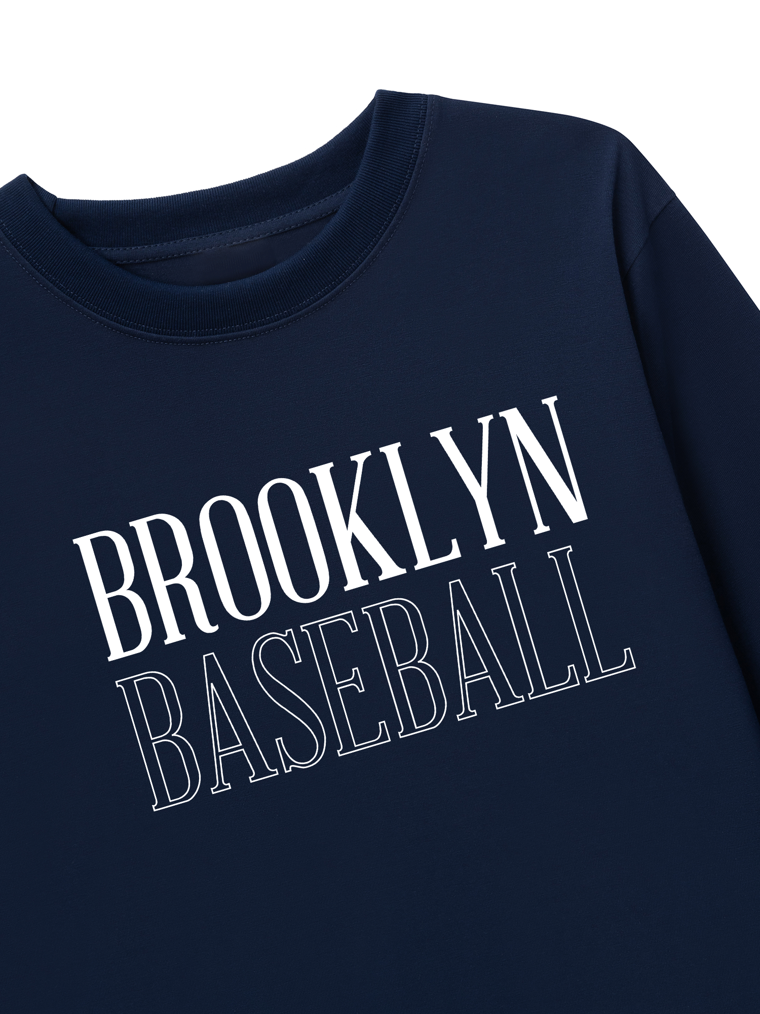 Áo Thun Dài Tay Baseball Basic Brooklyn