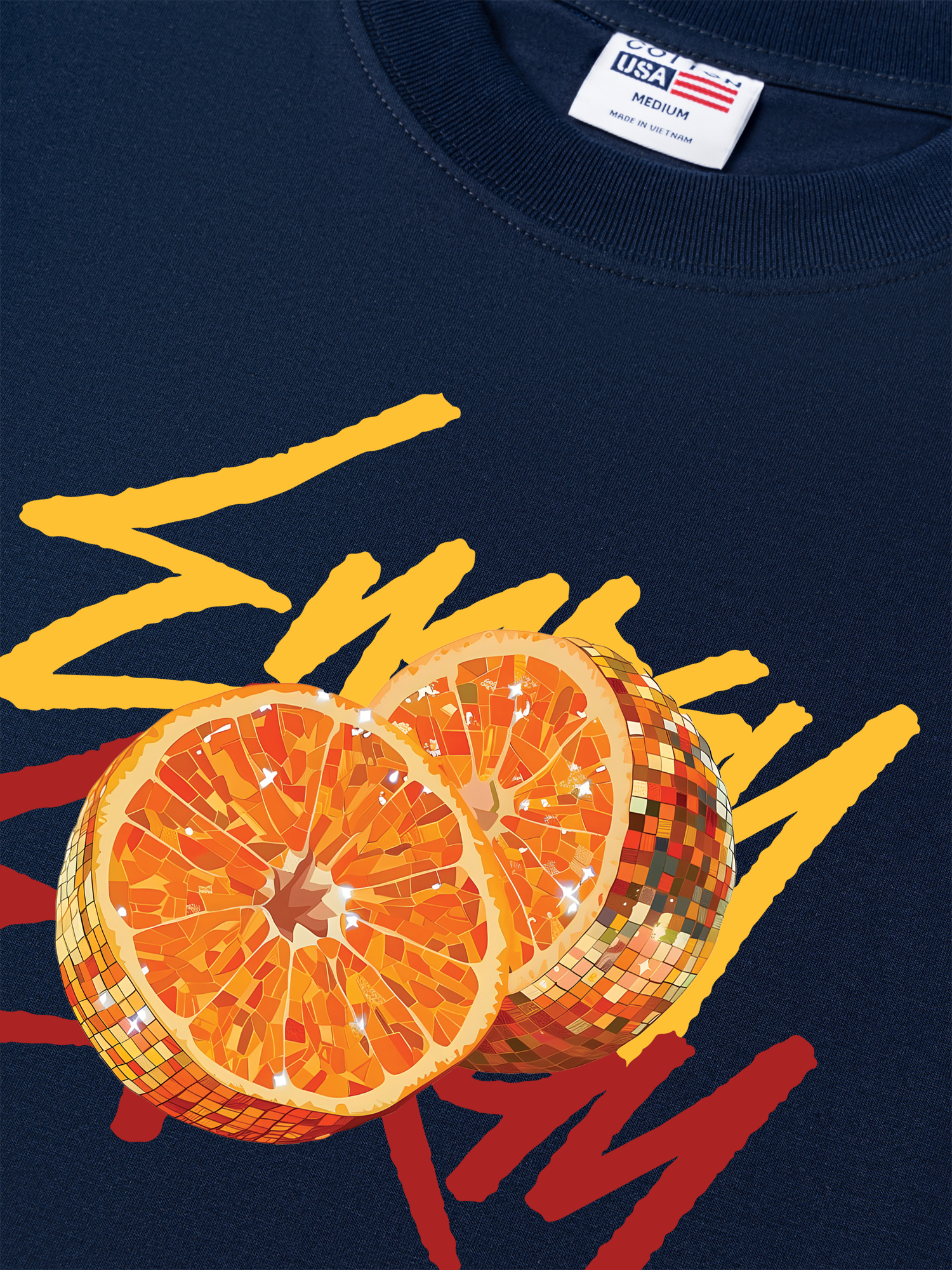 Áo Thun Relaxed Fit Energy Tangerine Dream
