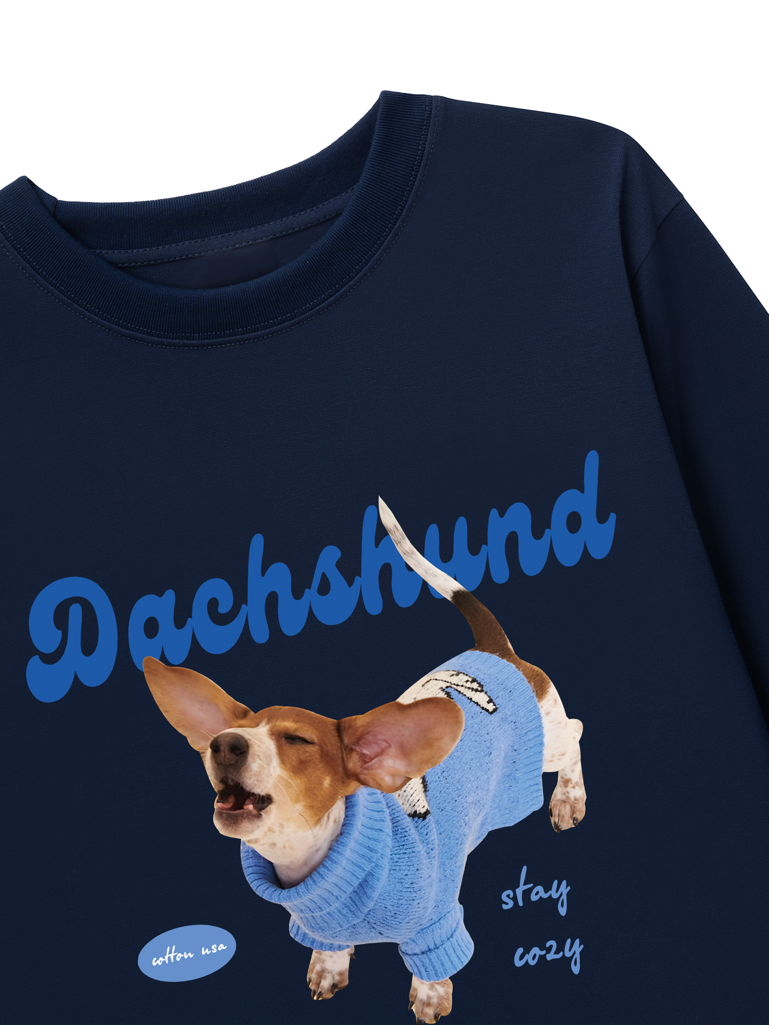 Áo Thun Dài Tay Dachshund Stay Cozy