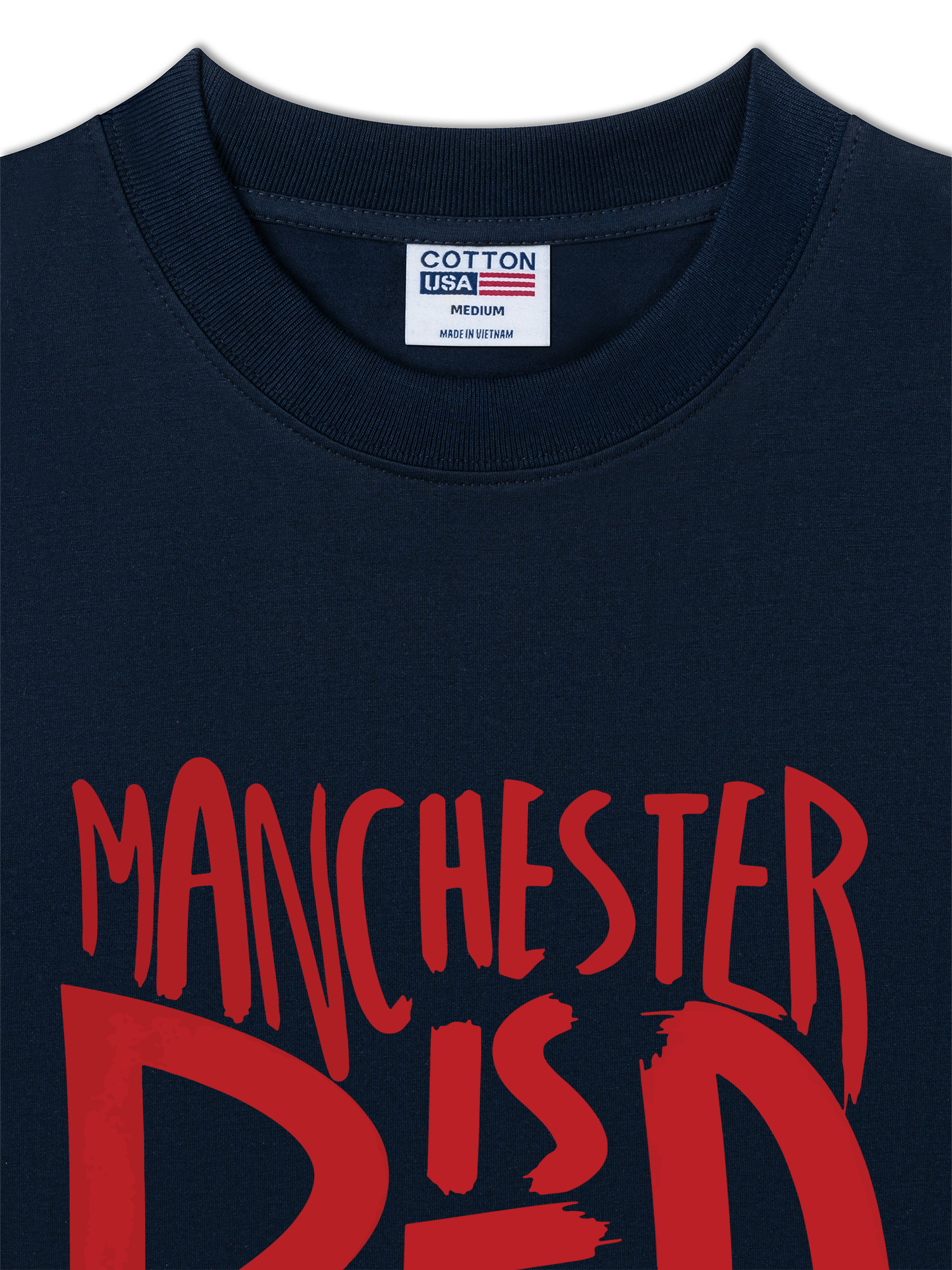 Áo Thun Relaxed Fit Soccer Manchester is Red