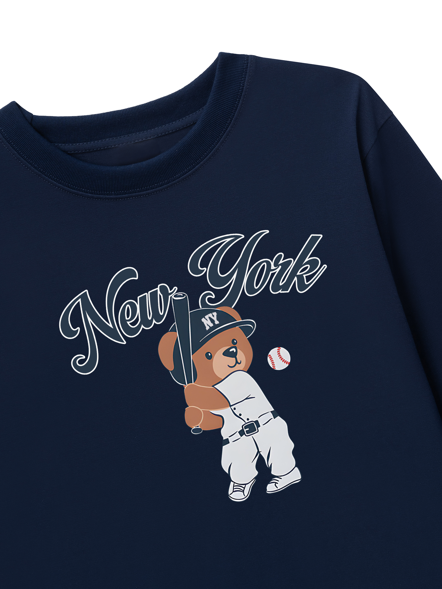 Áo Thun Dài Tay Baseball Bear