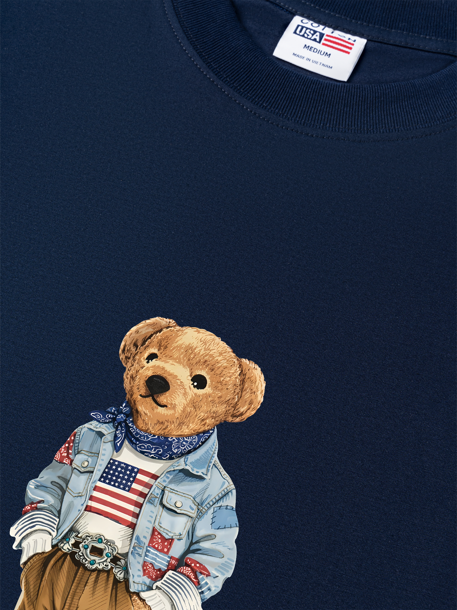 Áo Thun Relaxed Fit  Cowboy Bear