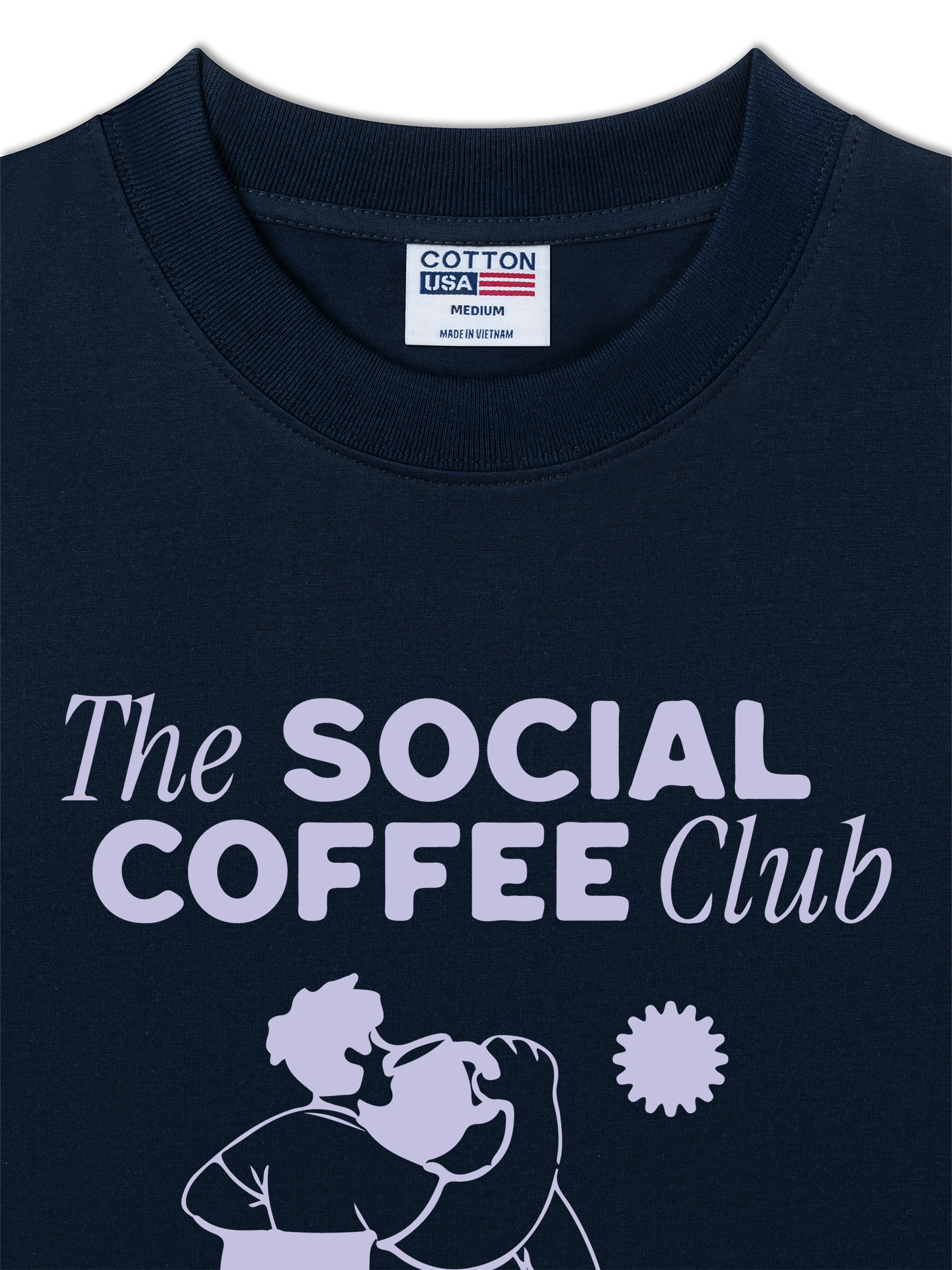 Áo Thun Relaxed Fit Daily Cup The Social Coffee Club