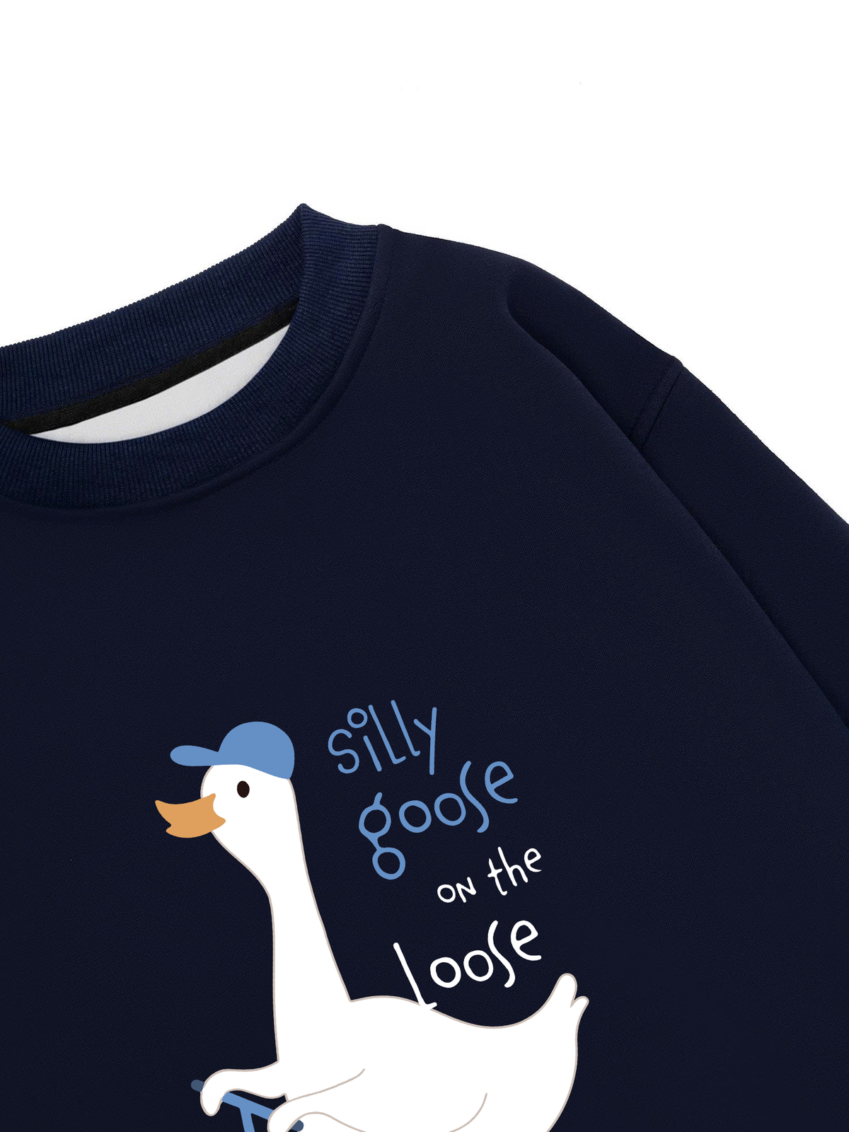 Áo Sweater Nỉ Hai Da Farm Silly Goose On The Loose