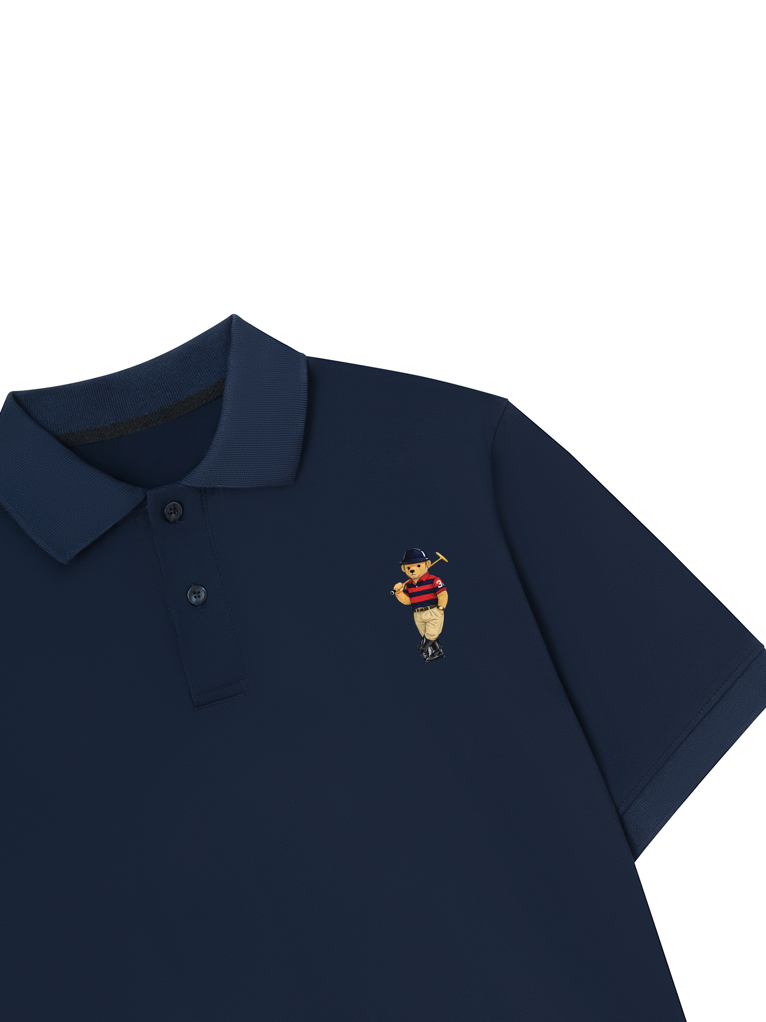 Áo Polo Relaxed Fit Quiet Luxury Bear