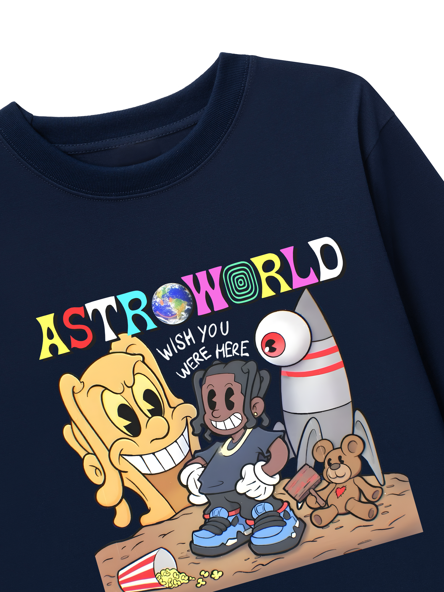 Áo Thun Dài Tay Astroworld Travis