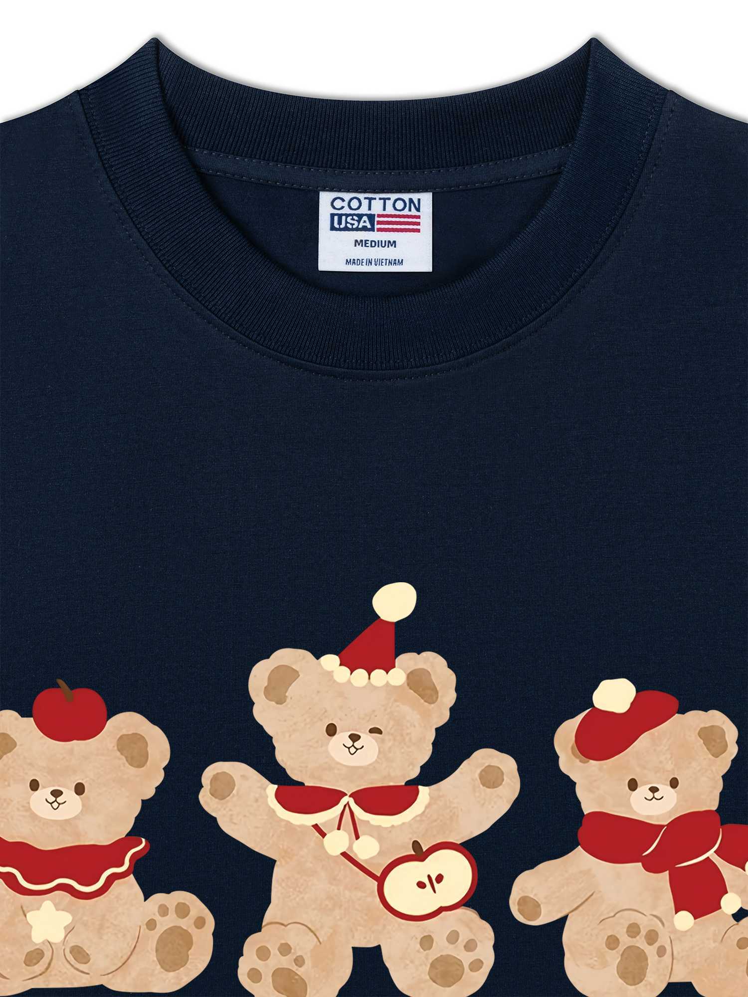 Áo Thun Relaxed Fit Cute Bear