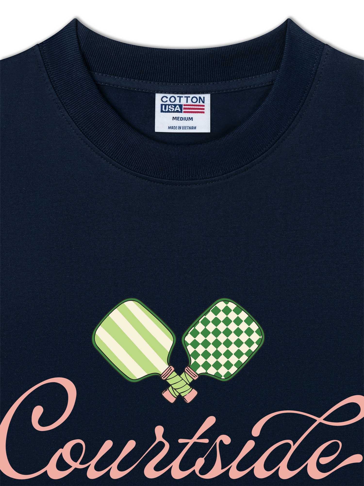 Áo Thun Relaxed Fit Pickleball Courtside Dine Social Pickle