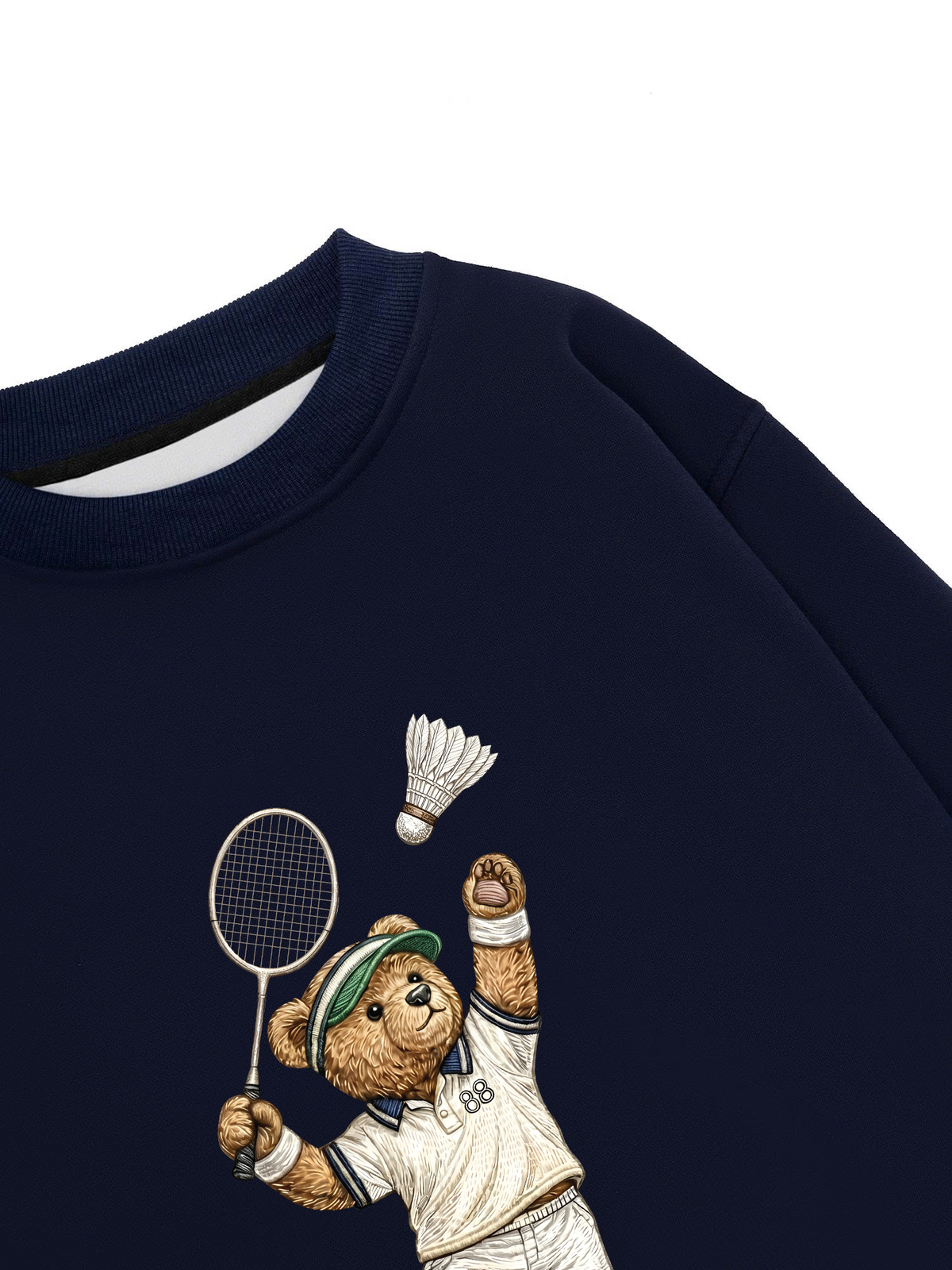 Áo Sweater Nỉ Hai Da Badminton Teddy 88