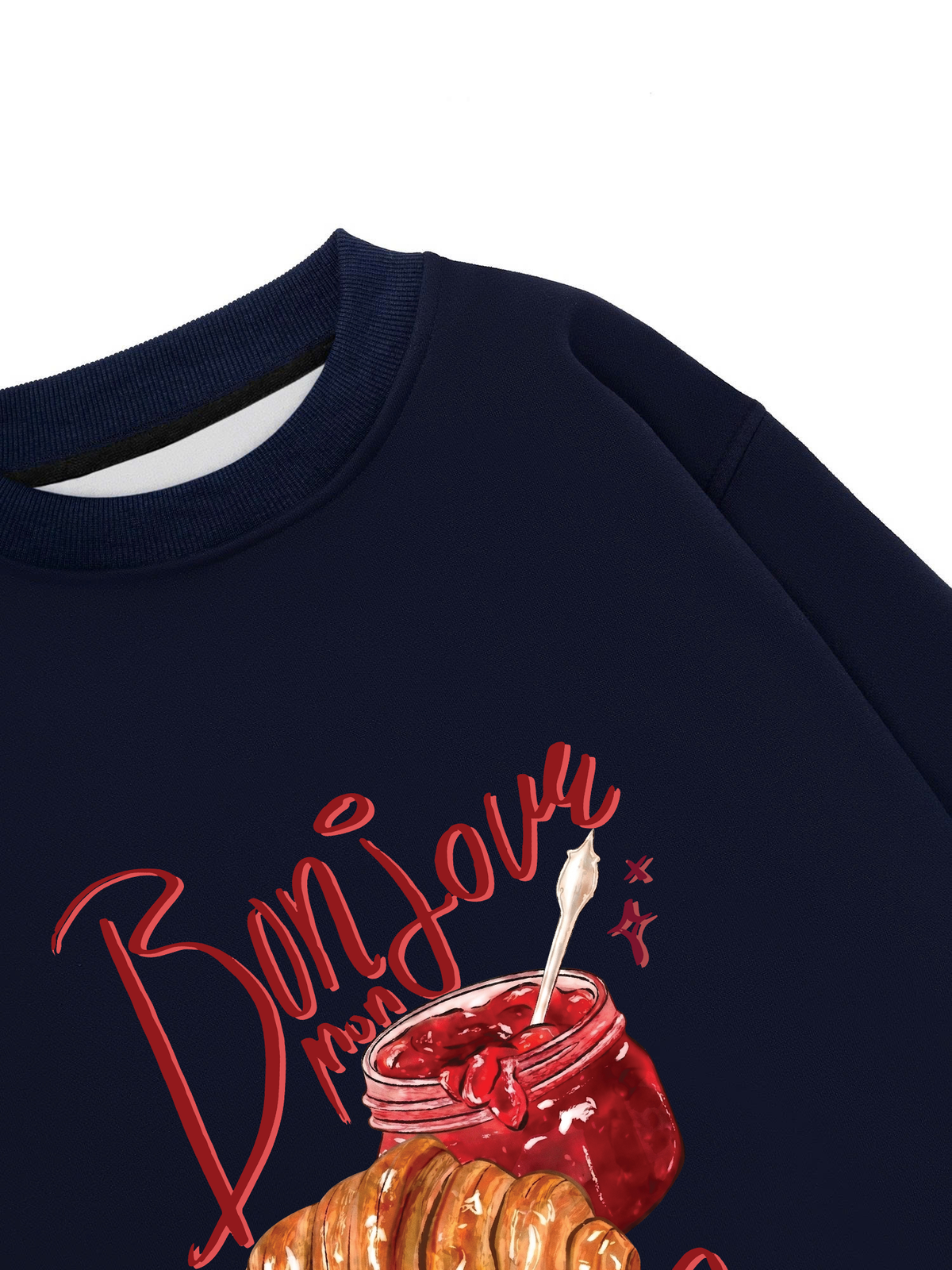 Áo Sweater Nỉ Hai Da Yummy Mood Bonjour Amour