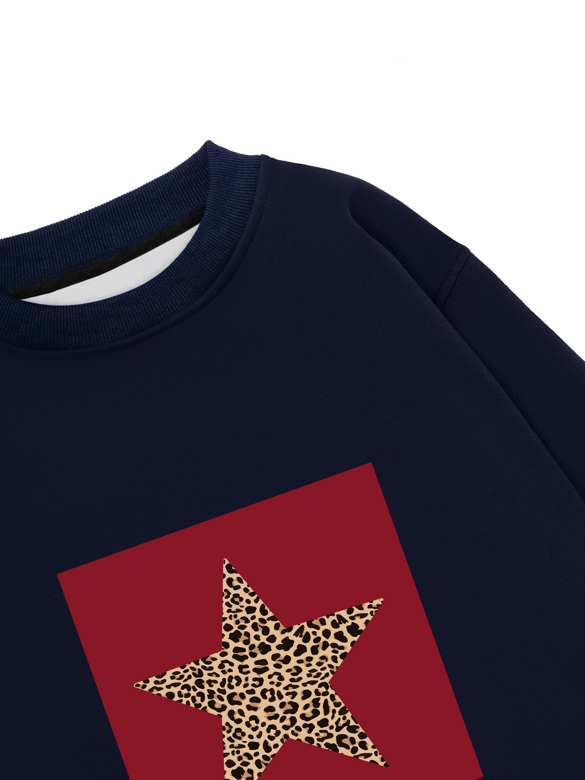 Áo Sweater Nỉ Hai Da Urban Leopard Star