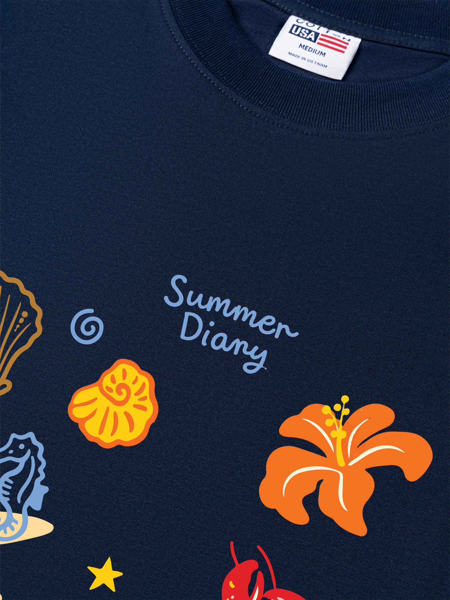 Áo Thun Relaxed Fit Summer Diary