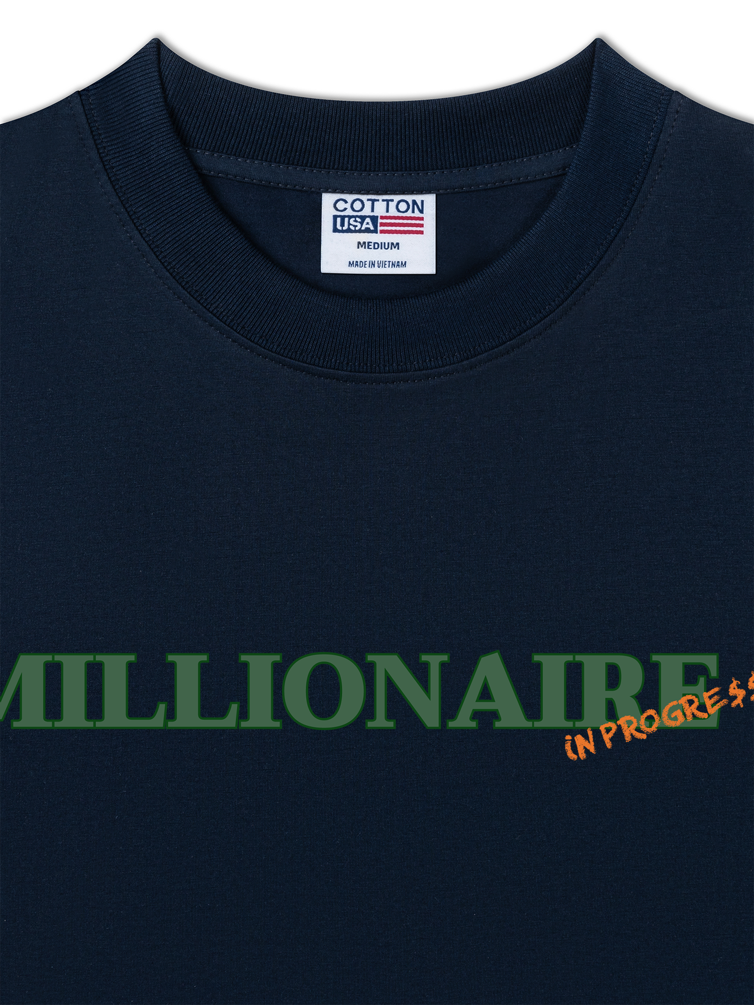 Áo Thun Relaxed Fit Money Millionaire In Progress