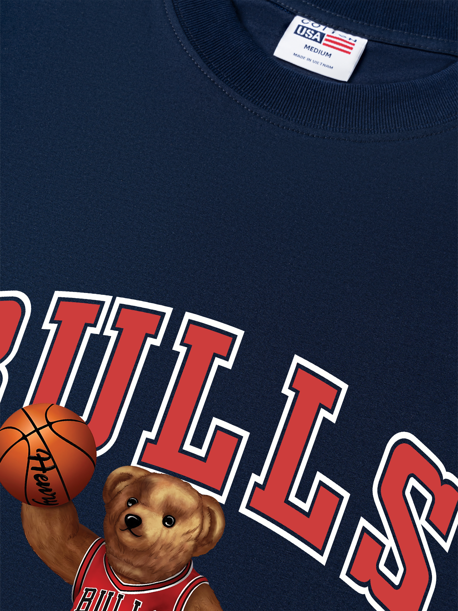 Áo Thun Relaxed Fit Basketball BullBear