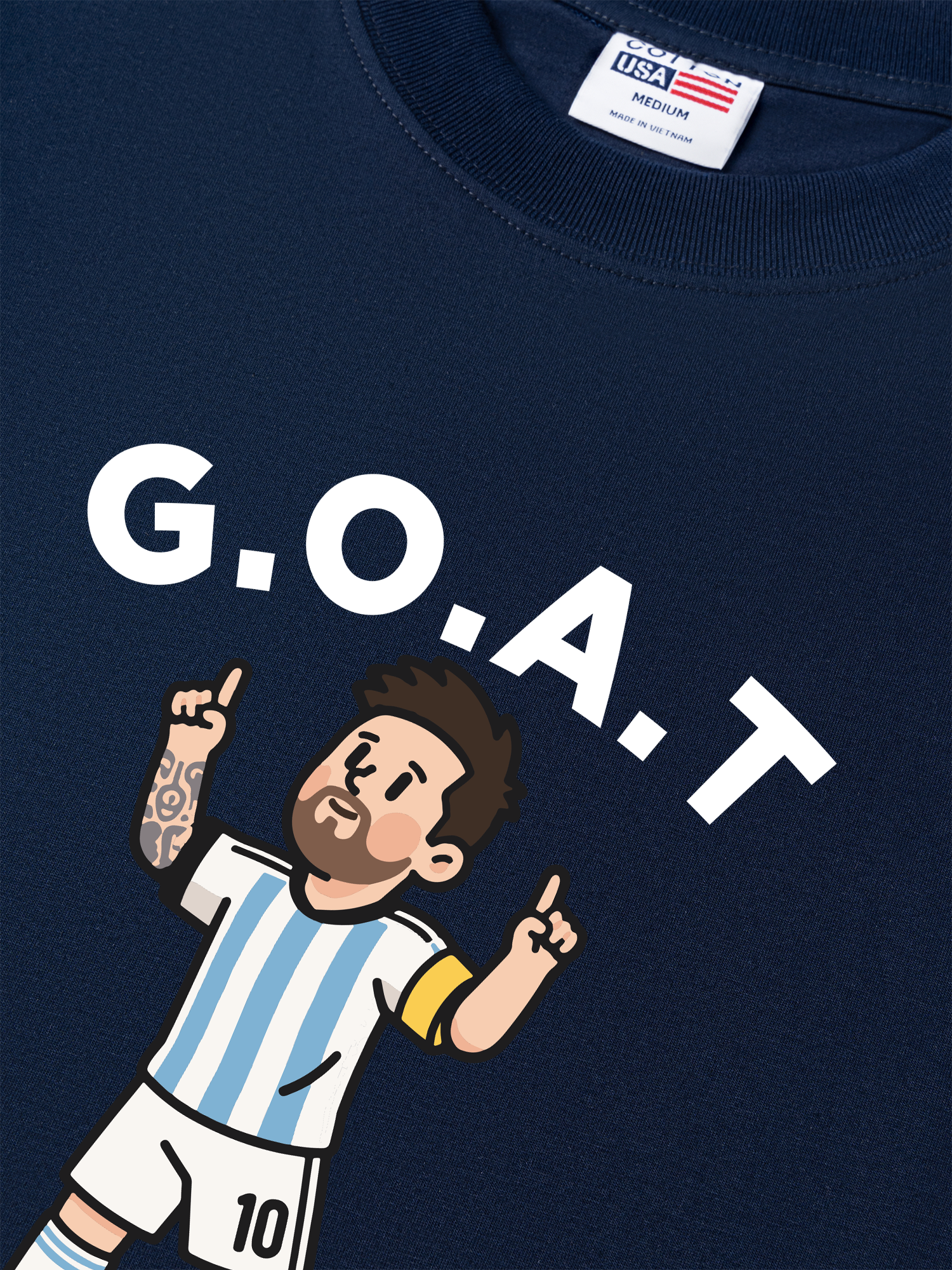 Áo Thun Relaxed Fit Soccer GOAT