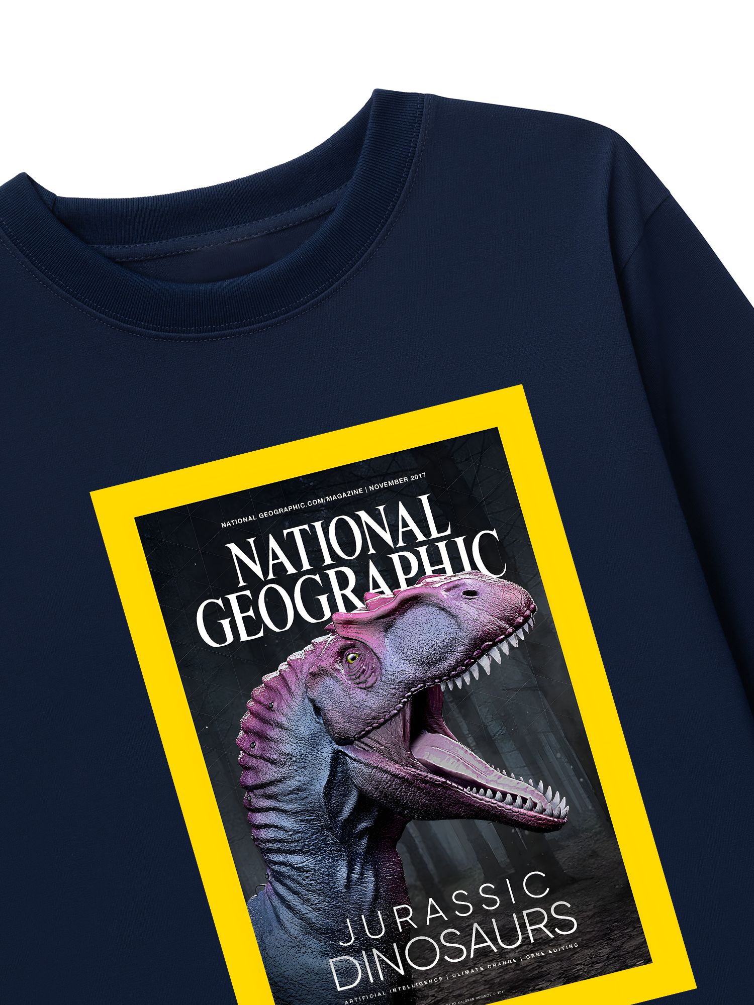 Áo Thun Dài Tay Wild Life Jurassic Dinosaurs