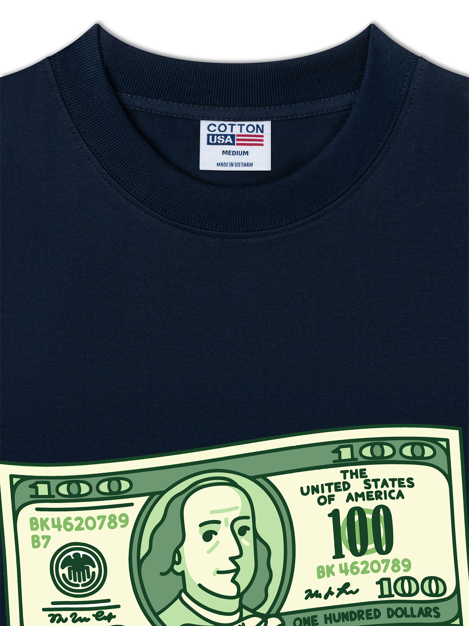Áo Thun Relaxed Fit Money Cash Rules Everything